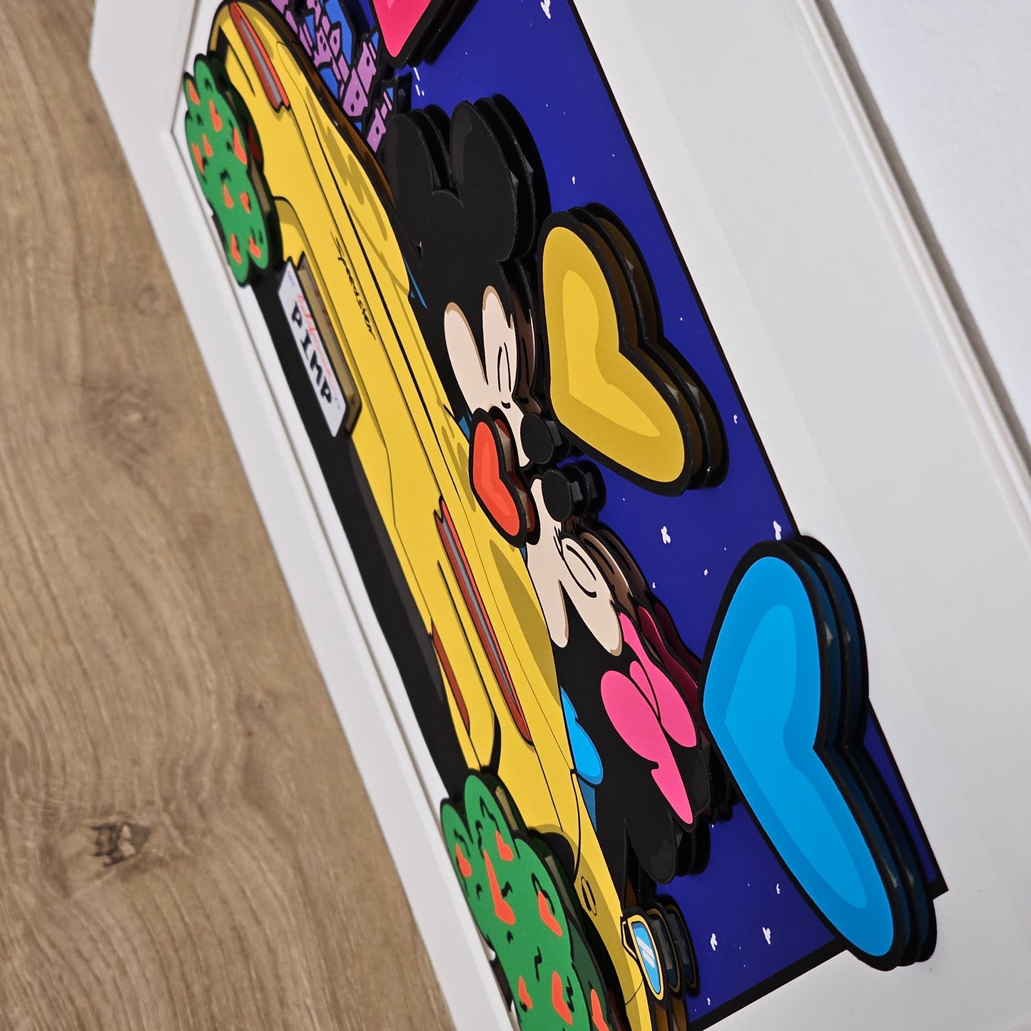 Quadro Incontri Veloci (Opera d'arte 3D)