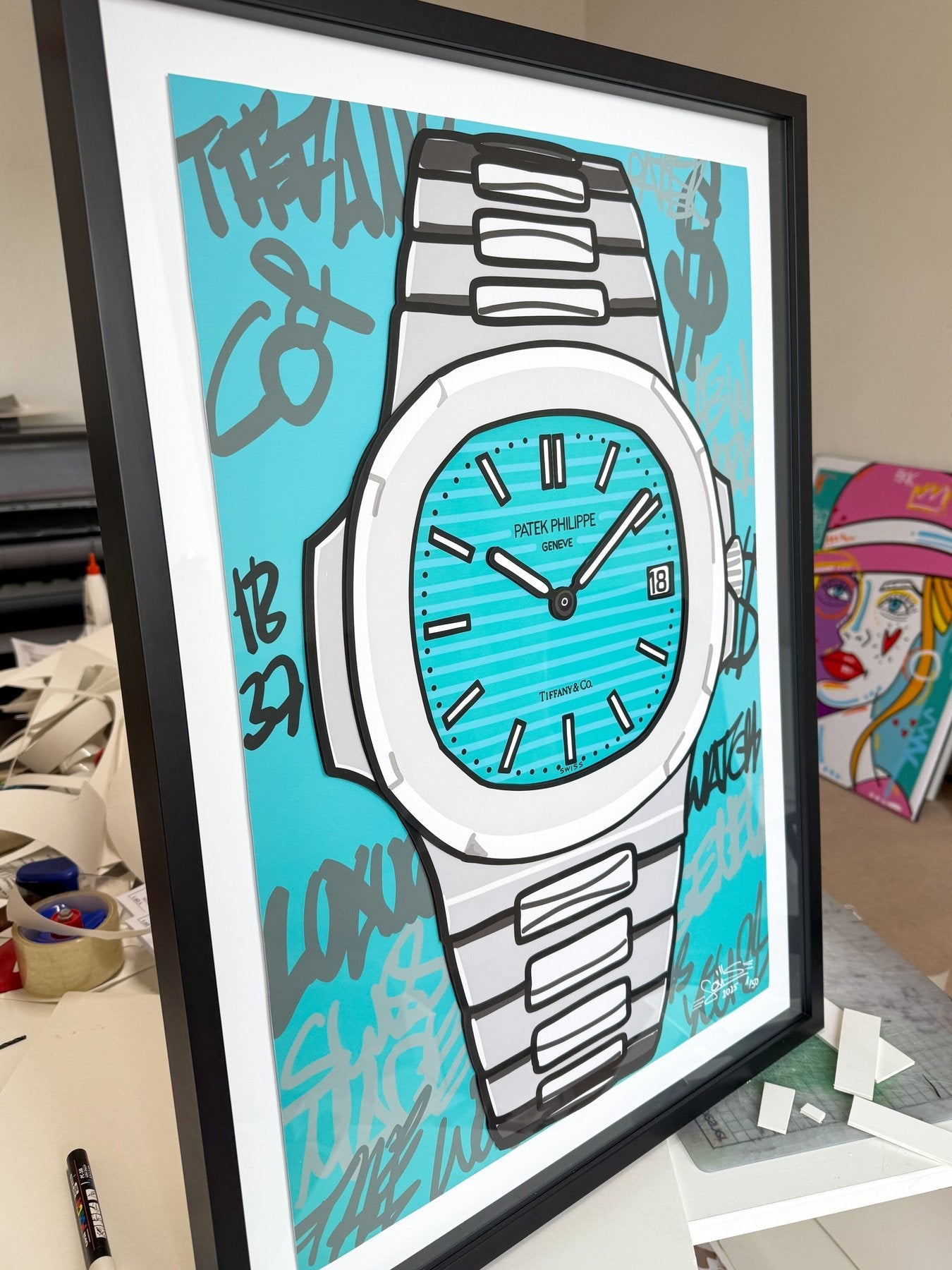 Quadro Tiffanys Patek (Opera d'arte 3D)