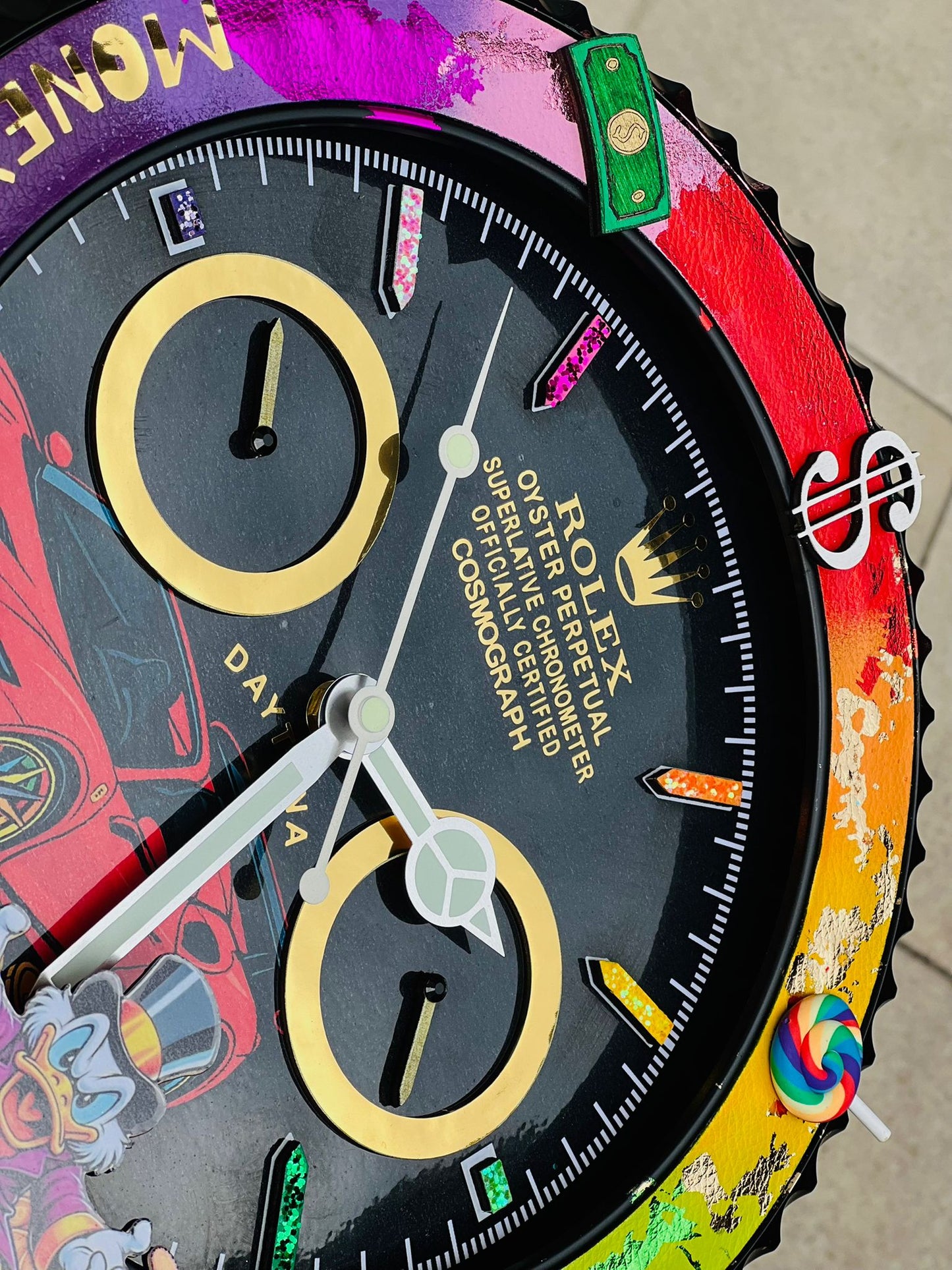 Orologio Custom Daytona The Rich FS90 Ferrari da muro