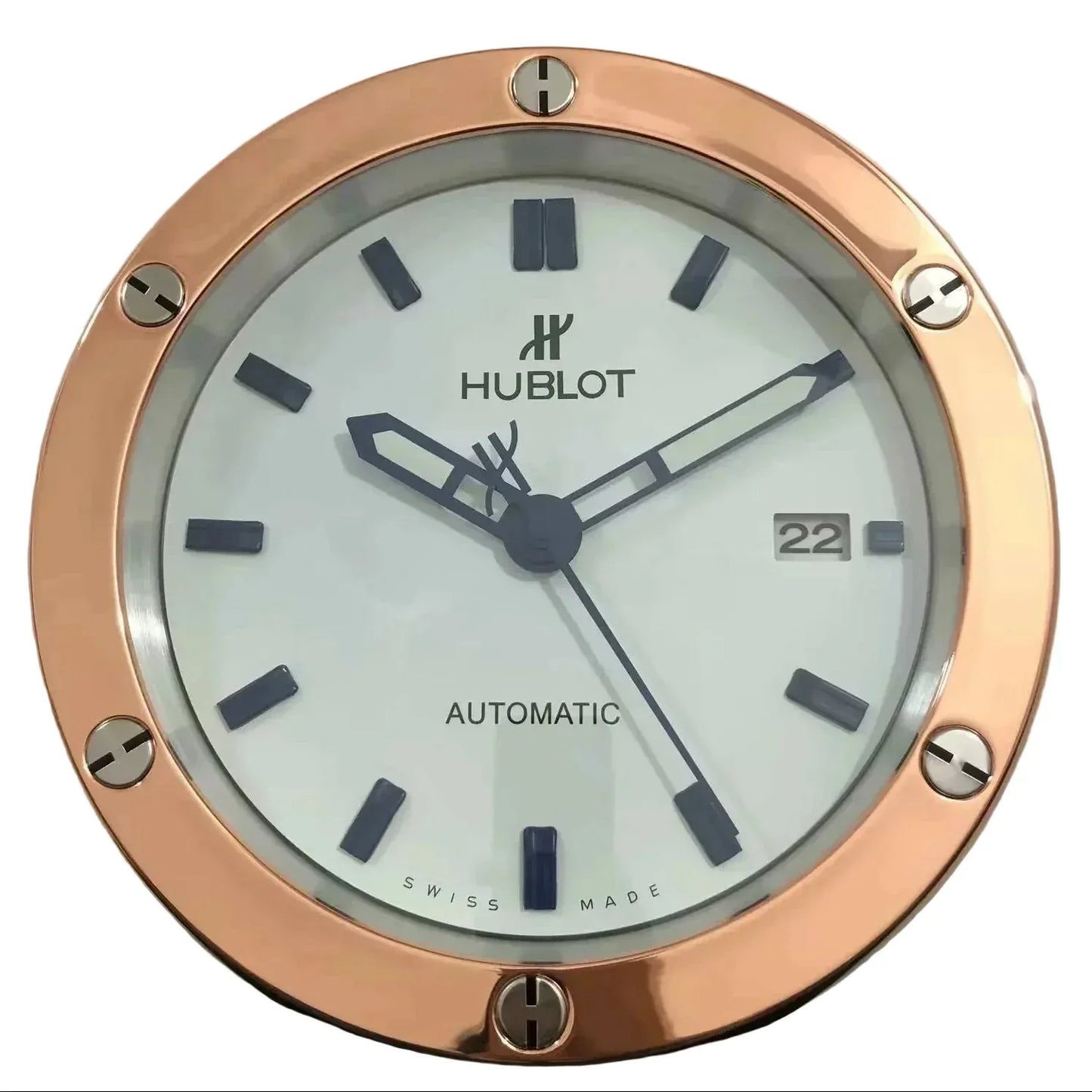 Orologio da Parete Classic Fusion 35cm Acciaio Spazzolato - Moon24