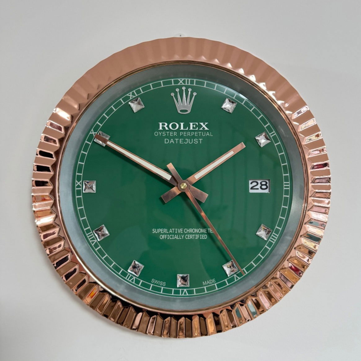 Orologio Date Just Cristal da muro
