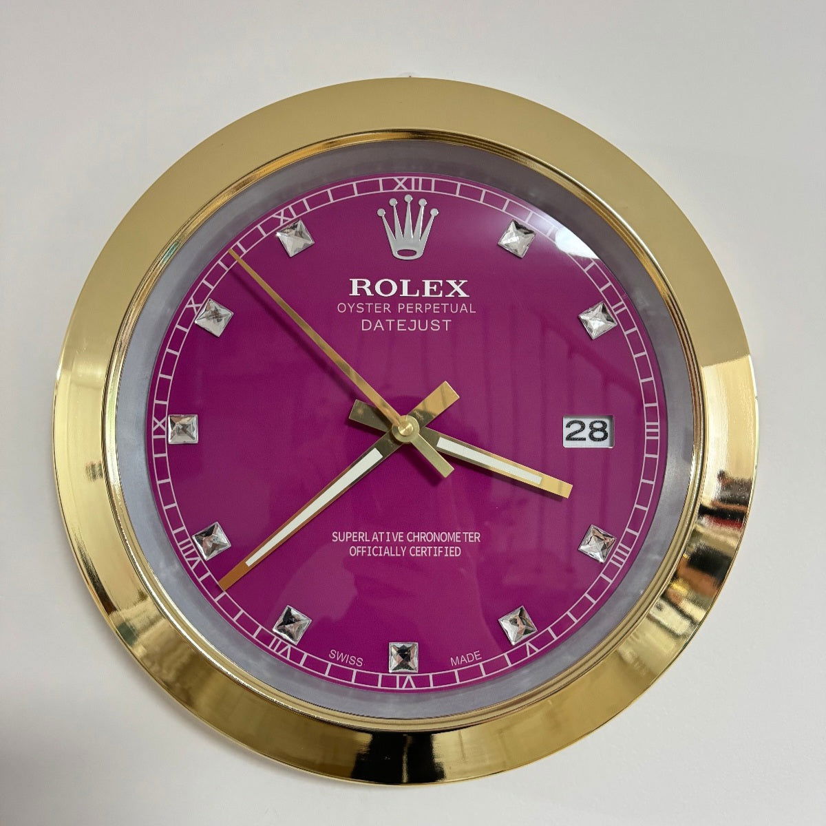 Orologio Date Just Cristal da muro