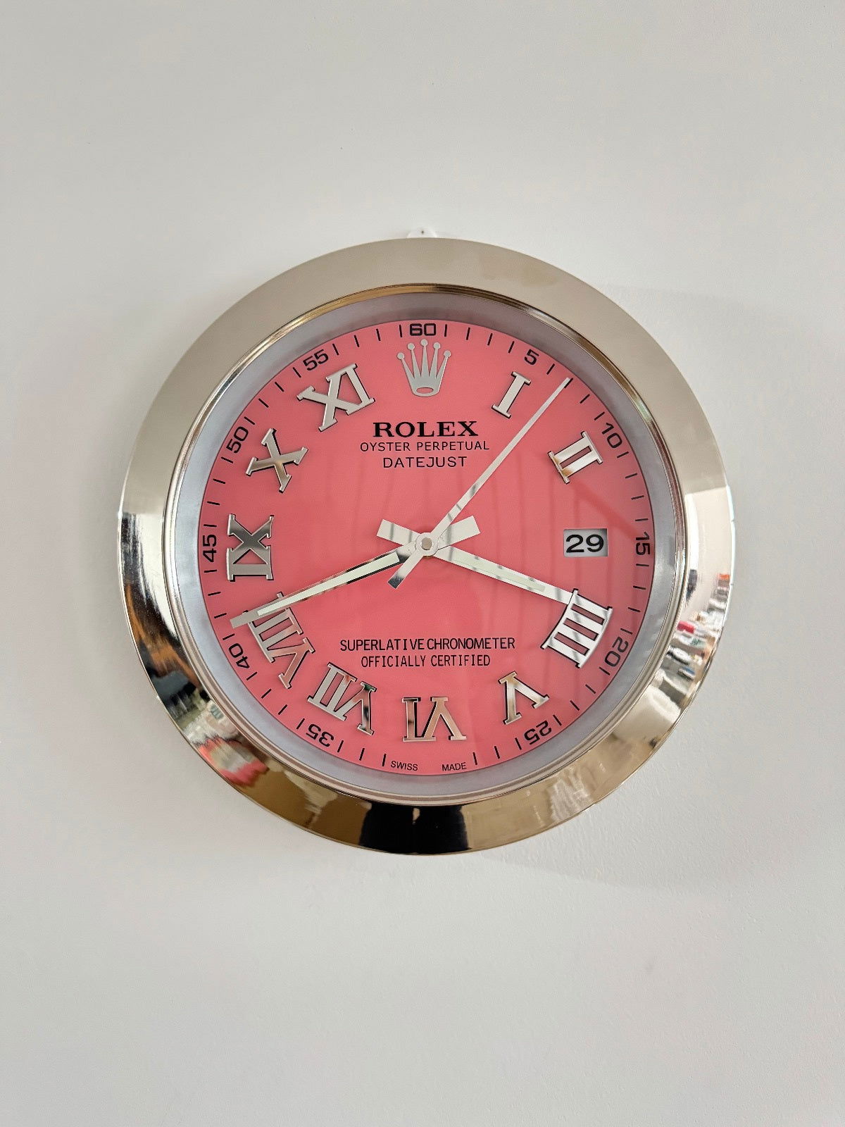 Orologio Date Just Roman da muro