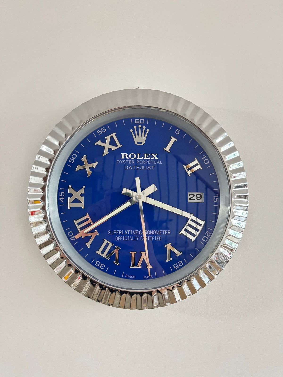 Orologio Date Just Roman da muro