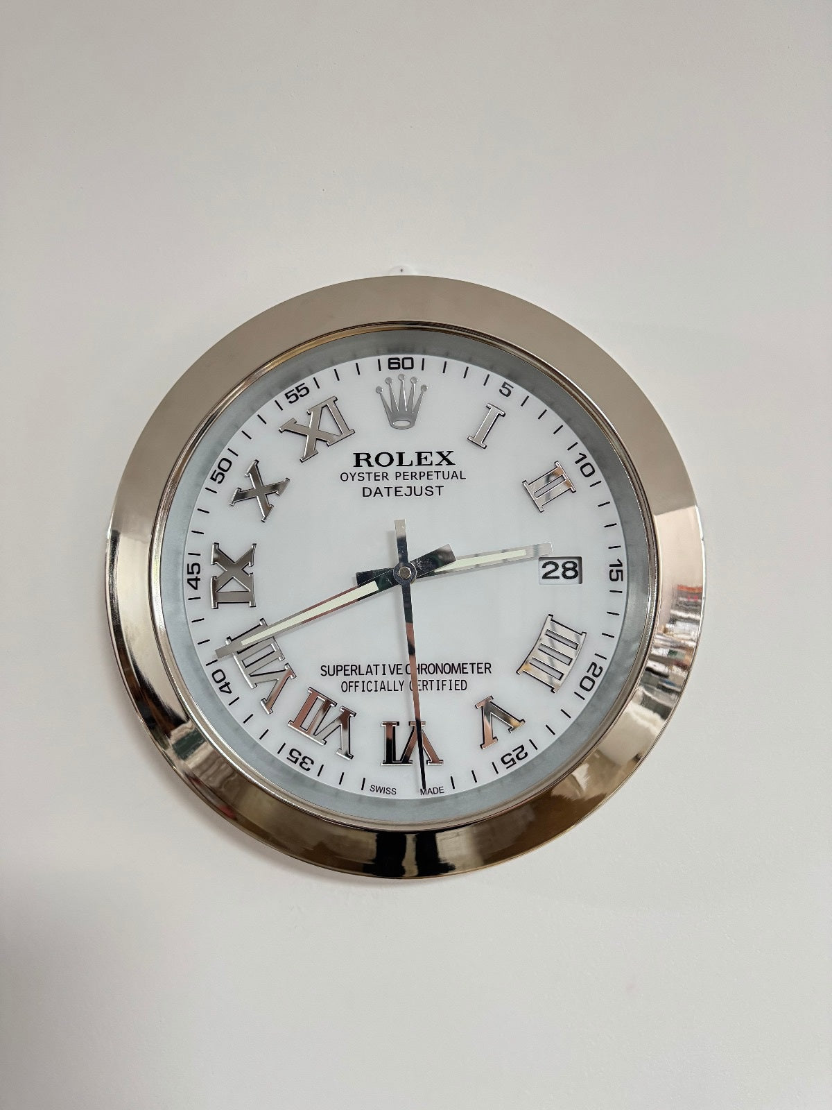 Orologio Date Just Roman da muro