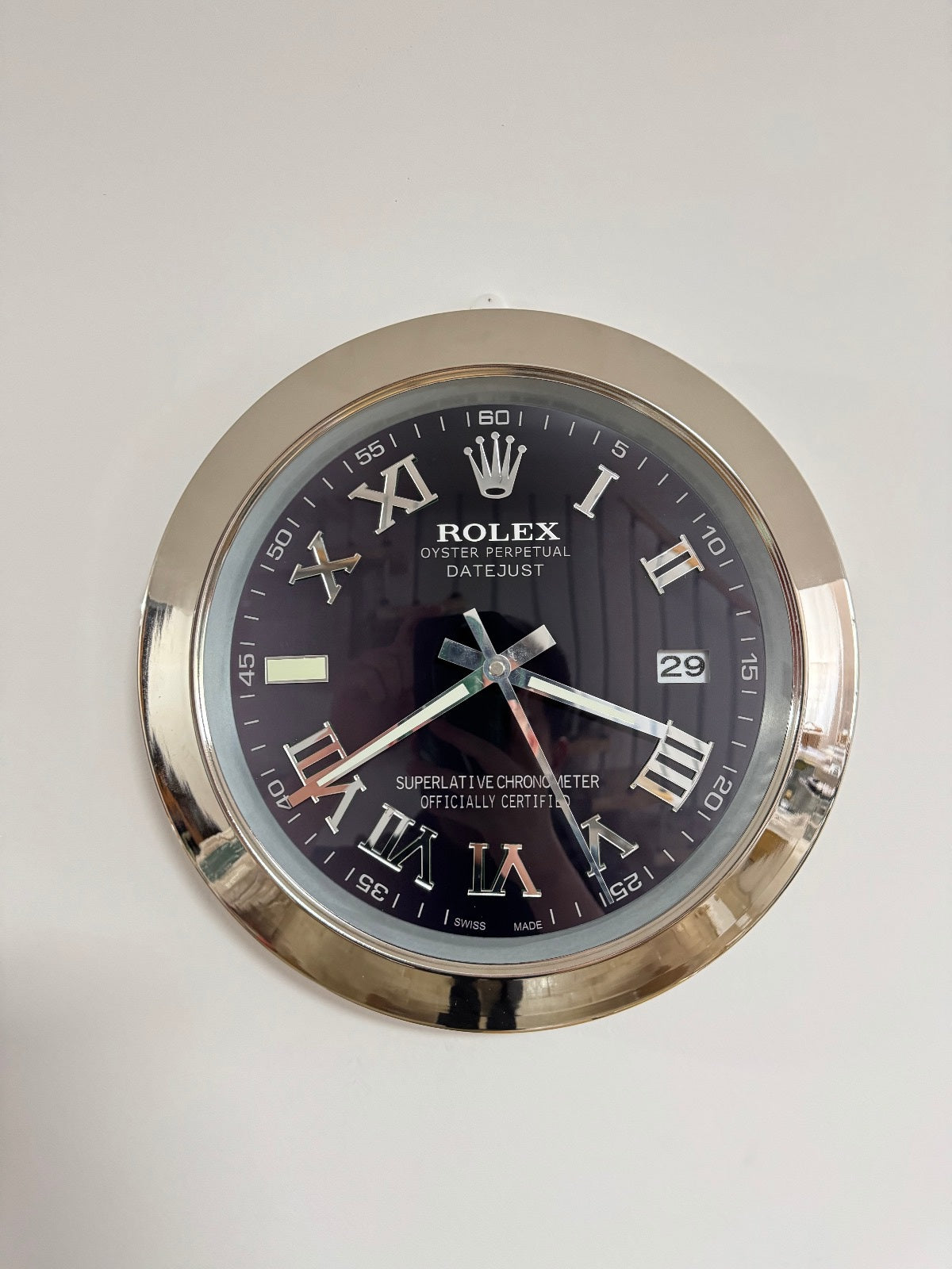 Orologio Date Just Roman da muro