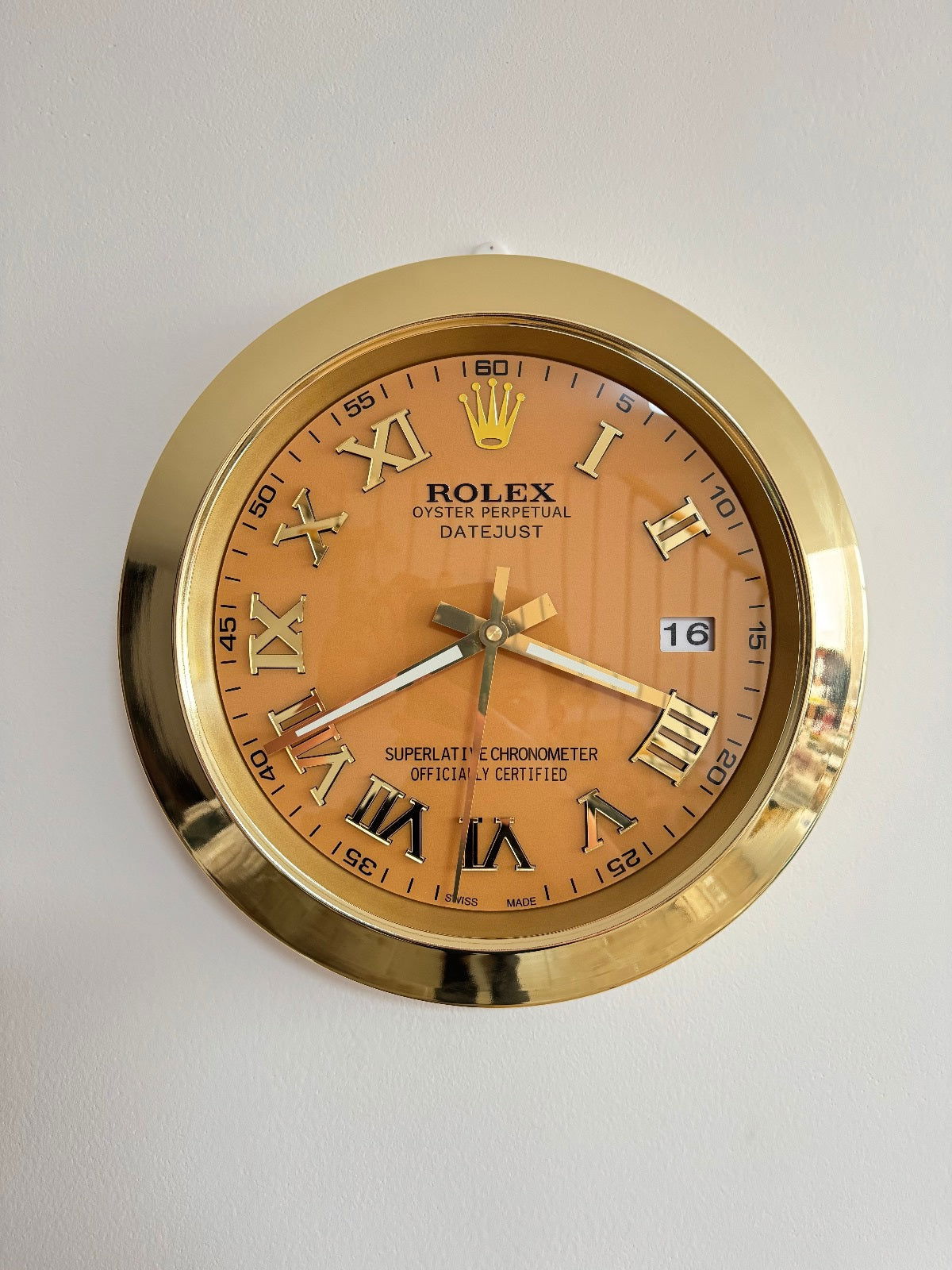 Orologio Date Just Roman da muro
