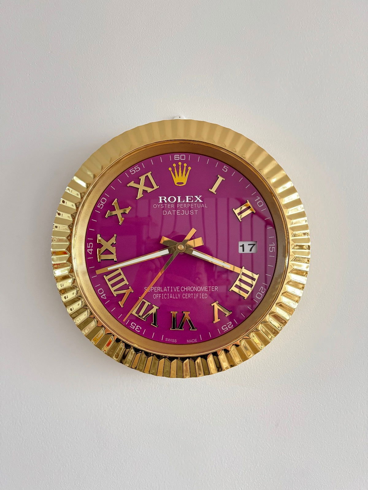 Orologio Date Just Roman da muro