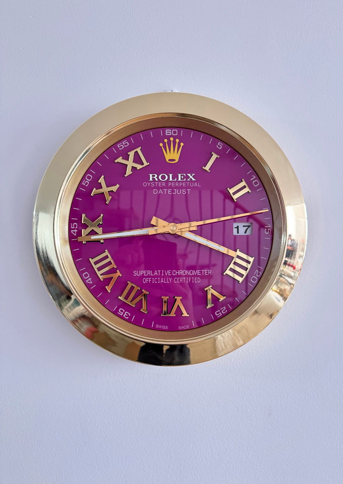 Orologio Date Just Roman da muro