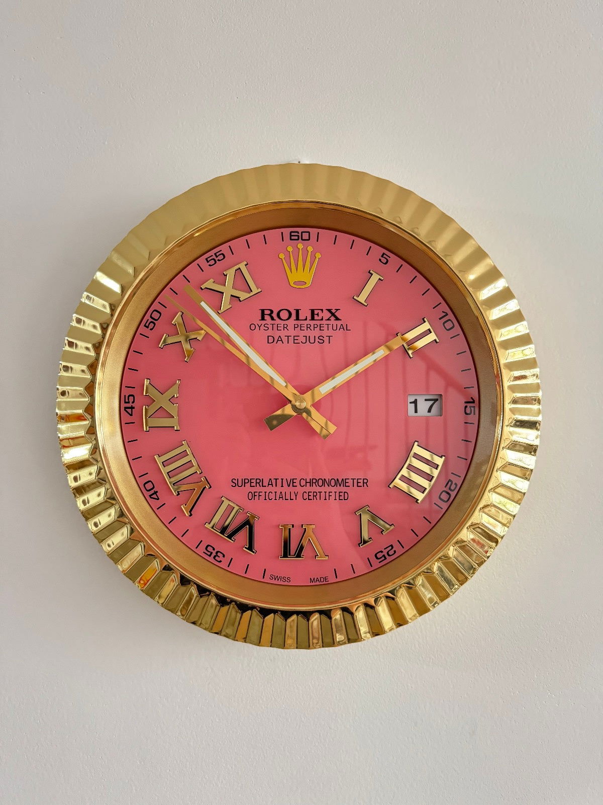 Orologio Date Just Roman da muro
