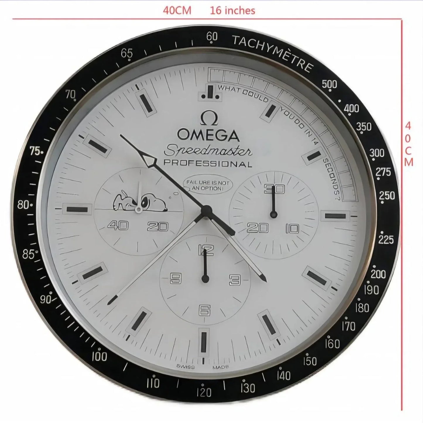 Orologio Speed Special 40cm da Parete - Design Lusso - Moon24