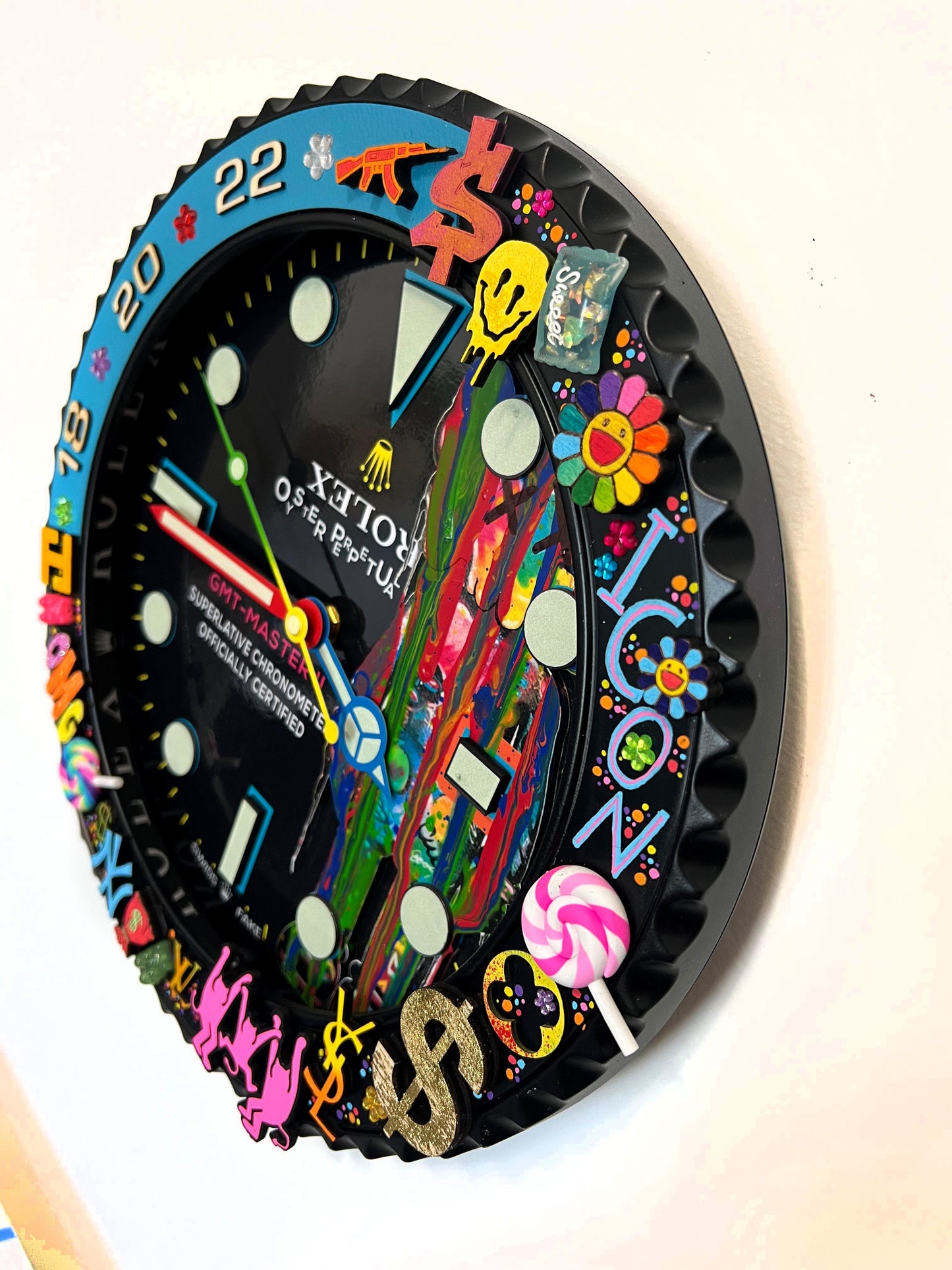 Orologio Custom Submariner Bearbrick Loose da muro