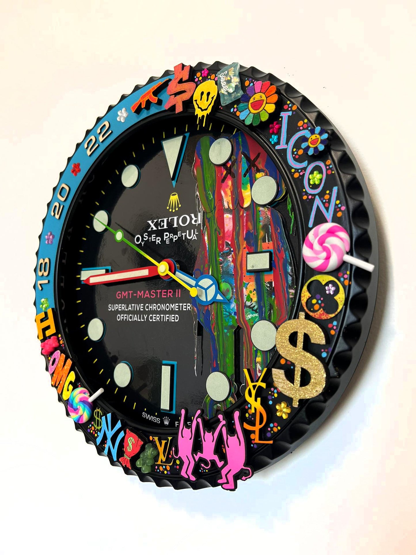 Orologio Custom Submariner Bearbrick Loose da muro