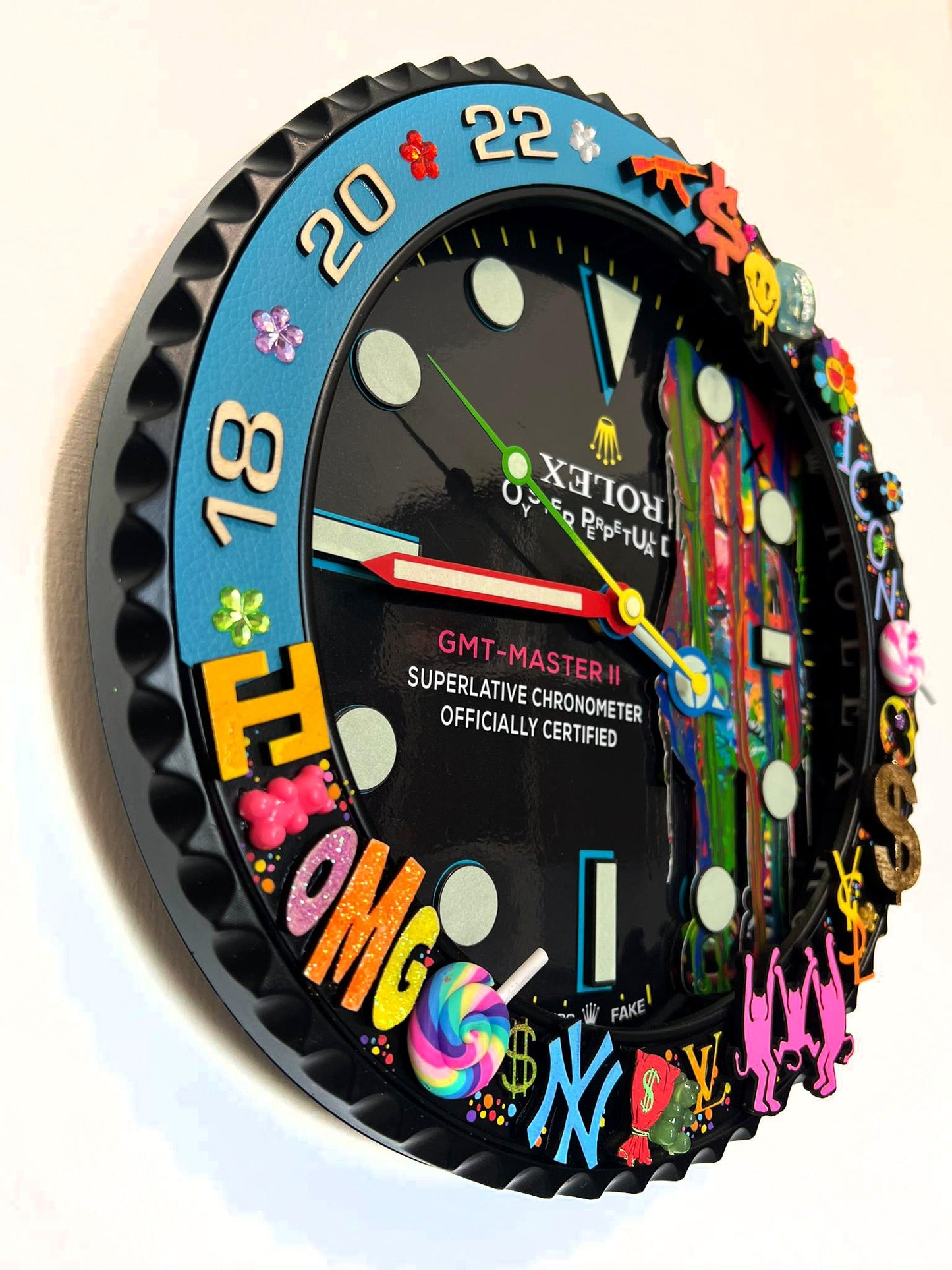 Orologio Custom Submariner Bearbrick Loose da muro