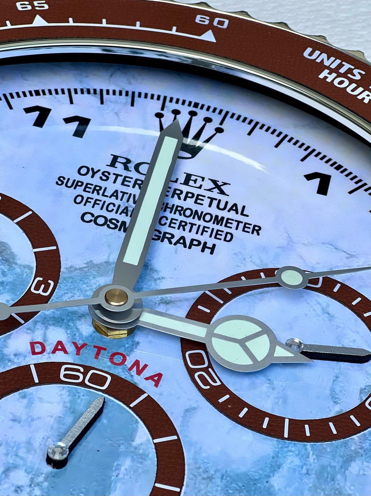 Orologio Day Blue Marble Custom da Parete