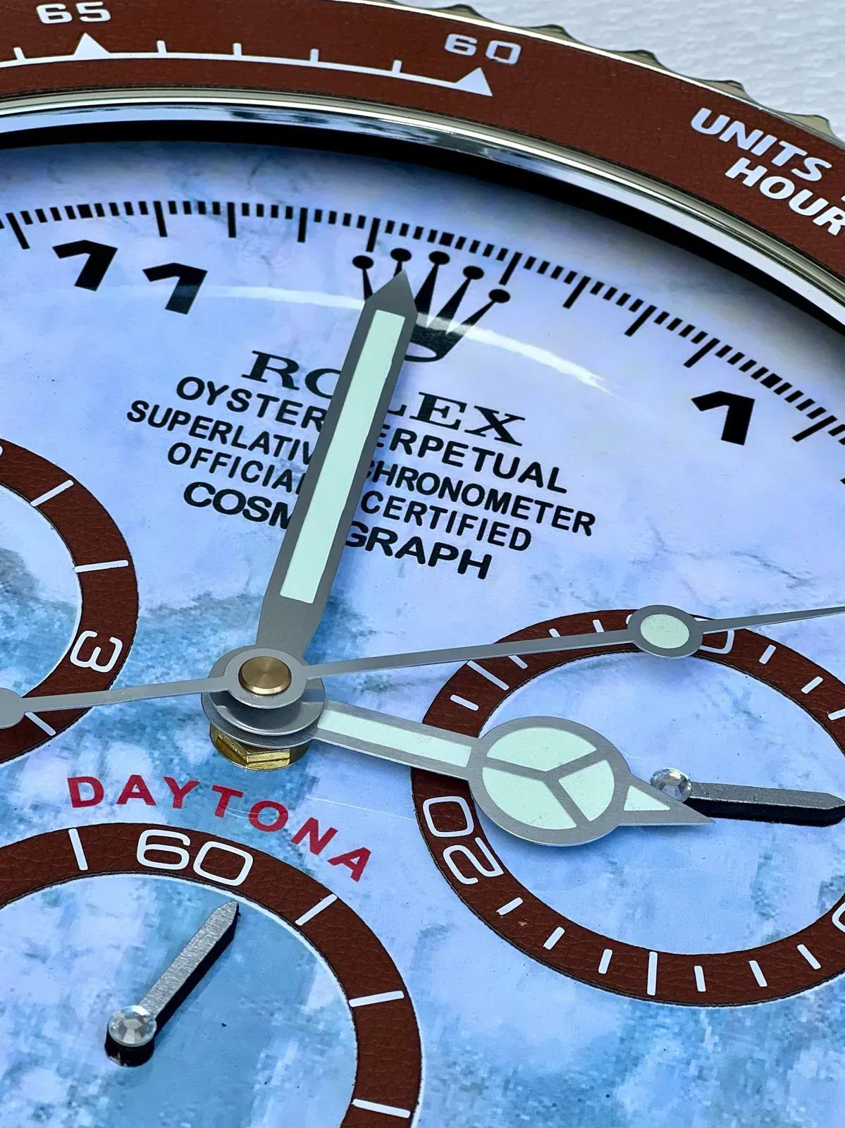 Orologio Blue Marble Custom da Parete - Moon24