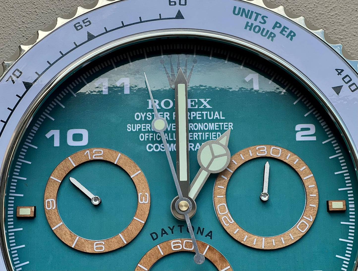 Orologio Daytona Clear Sea Custom da muro