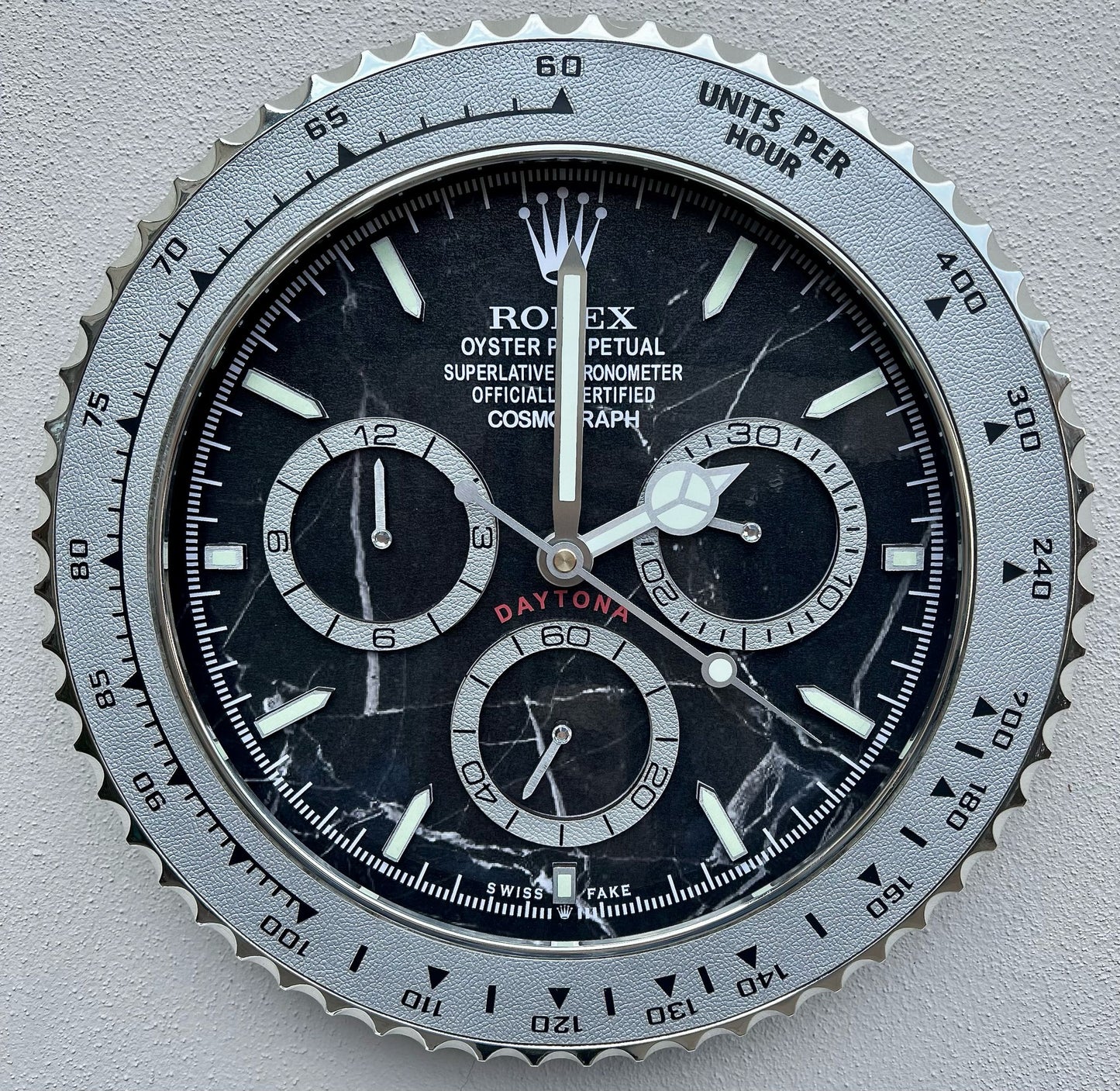 Orologio Daytona Pure Marble Custom da muro