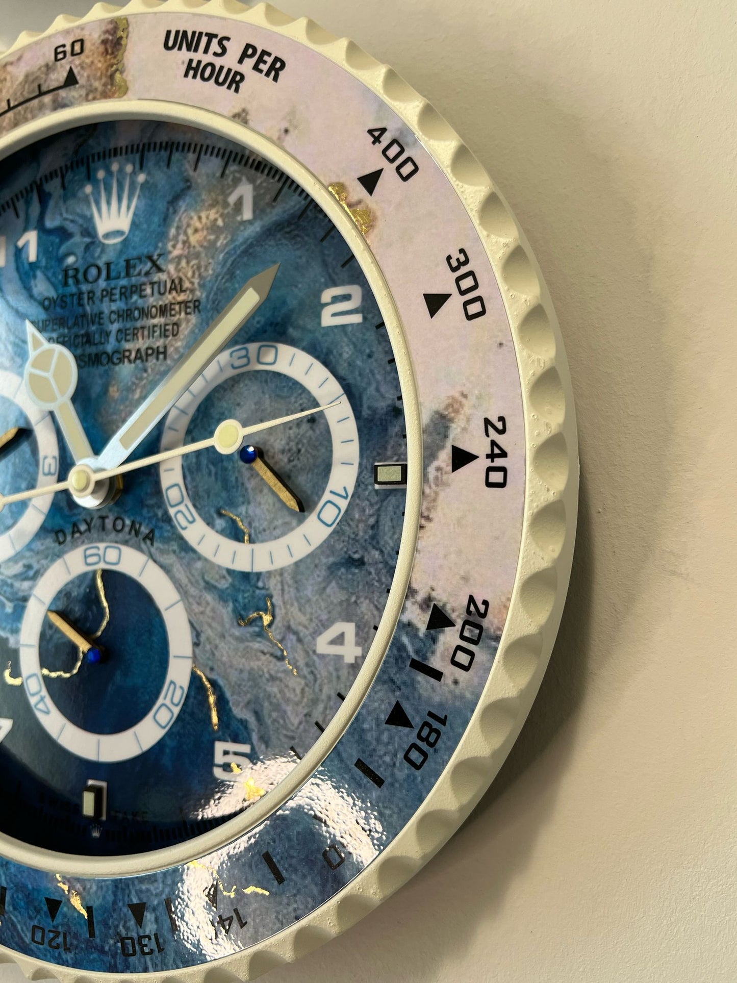 Orologio Day Blue Wave Custom da muro