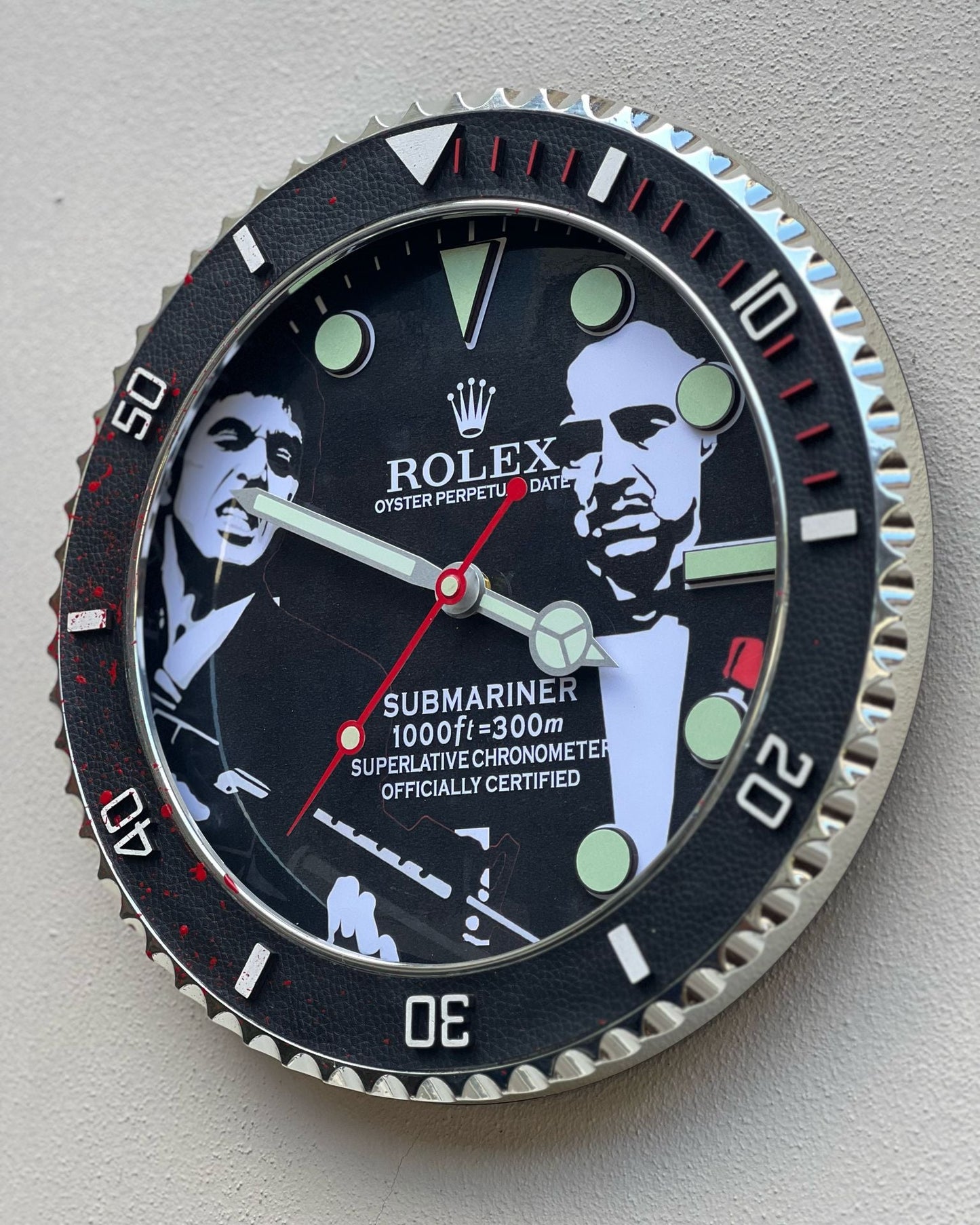 Orologio Scarface Custom da muro