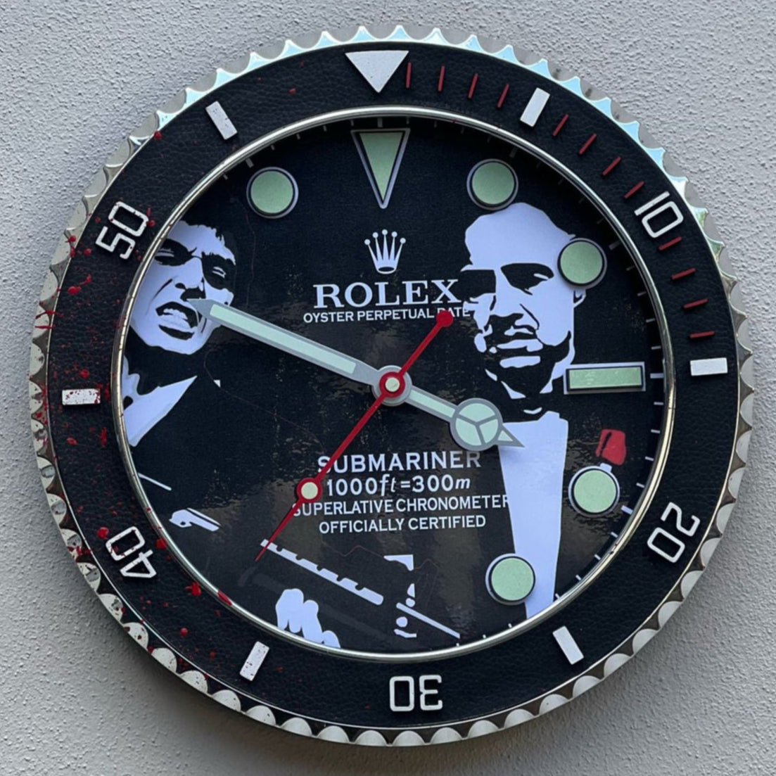 Orologio Scarface Custom da muro