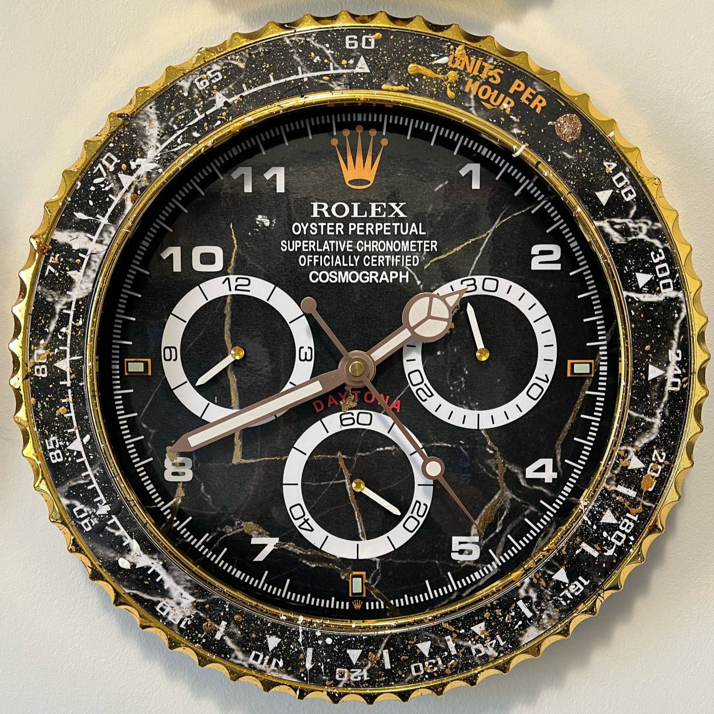 Orologio Daytona Precious Marble Custom da muro