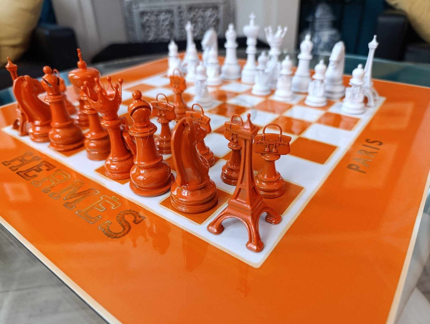 Scacchiera Her mes Vintage ( Kleiner Artist )