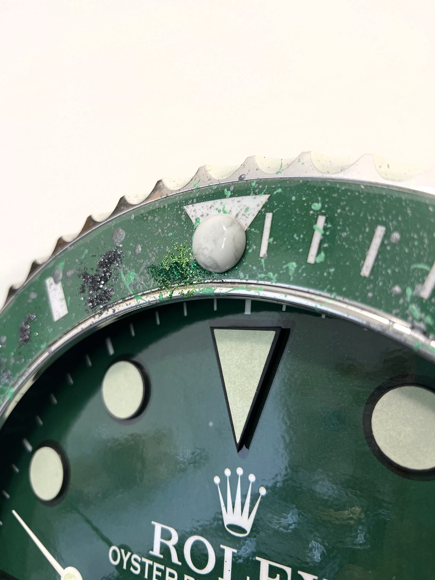 Orologio Submariner Classic Green Custom da muro