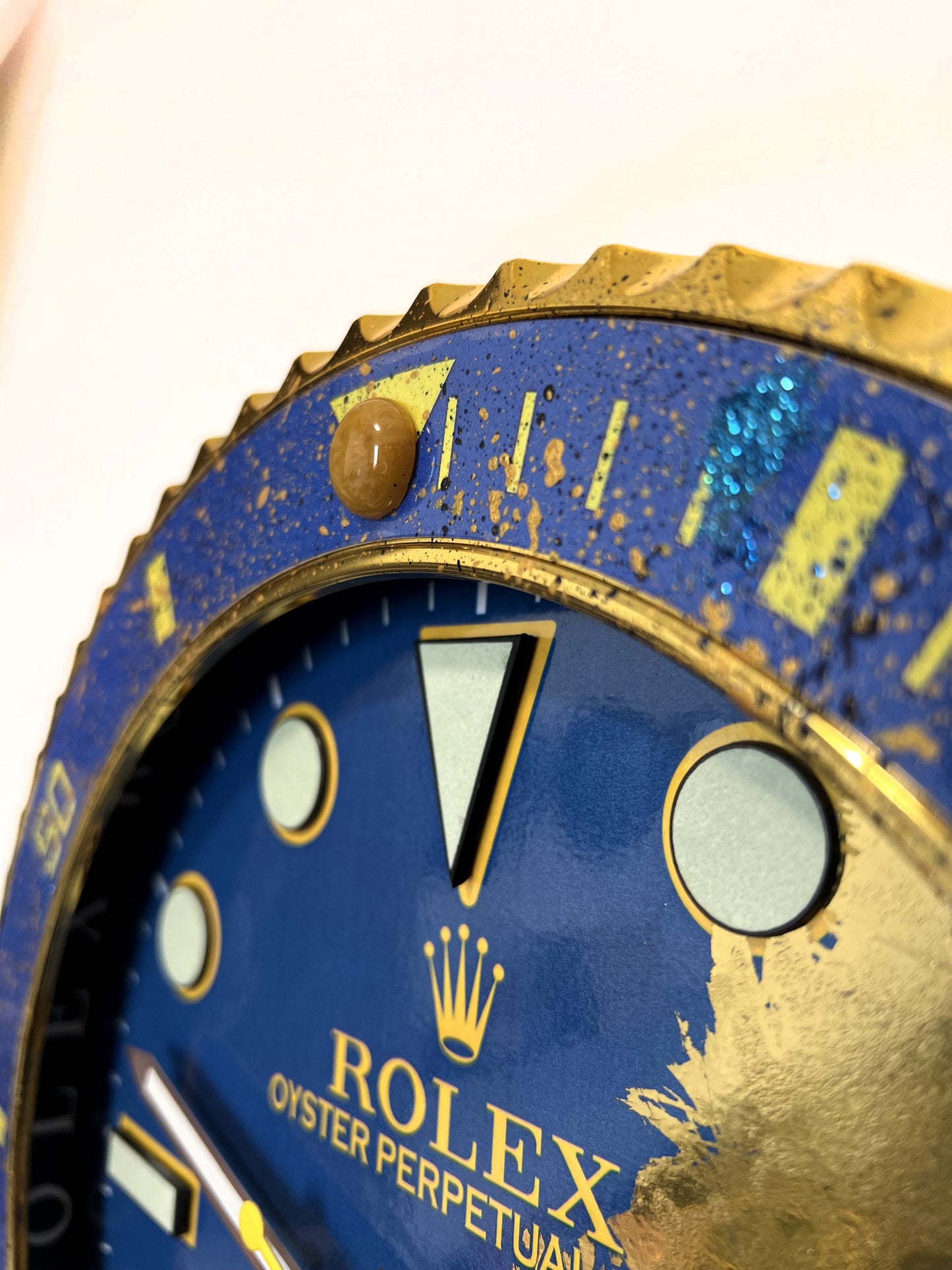 Orologio Submariner Deep Blue Custom da muro