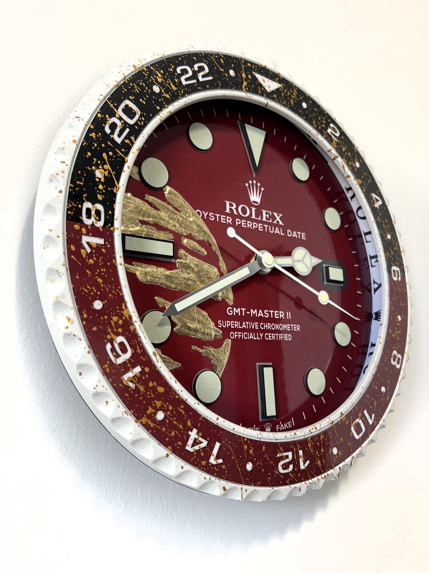 Orologio Gmt The Bordeaux World Custom da muro