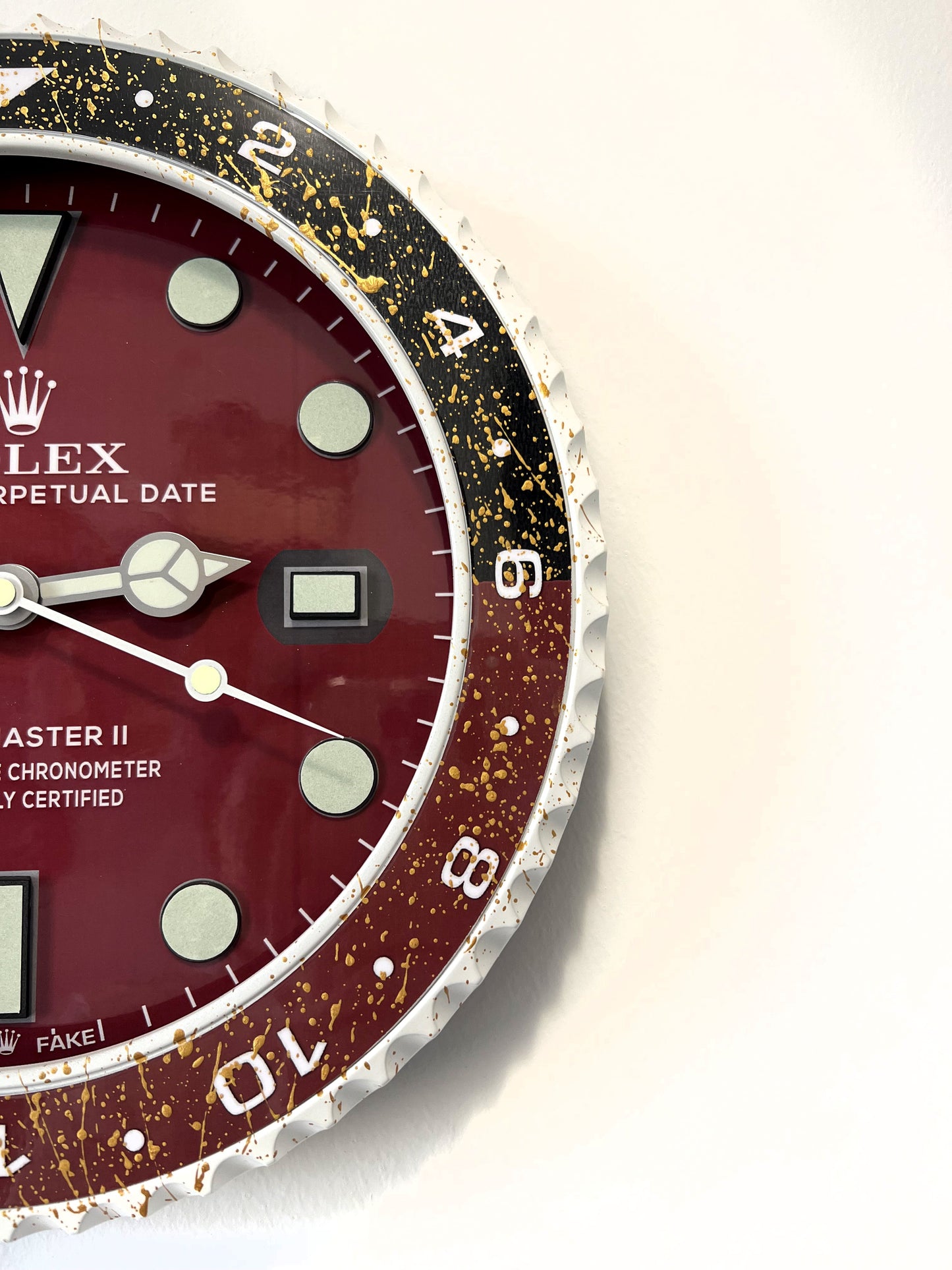 Orologio Gmt The Bordeaux World Custom da muro