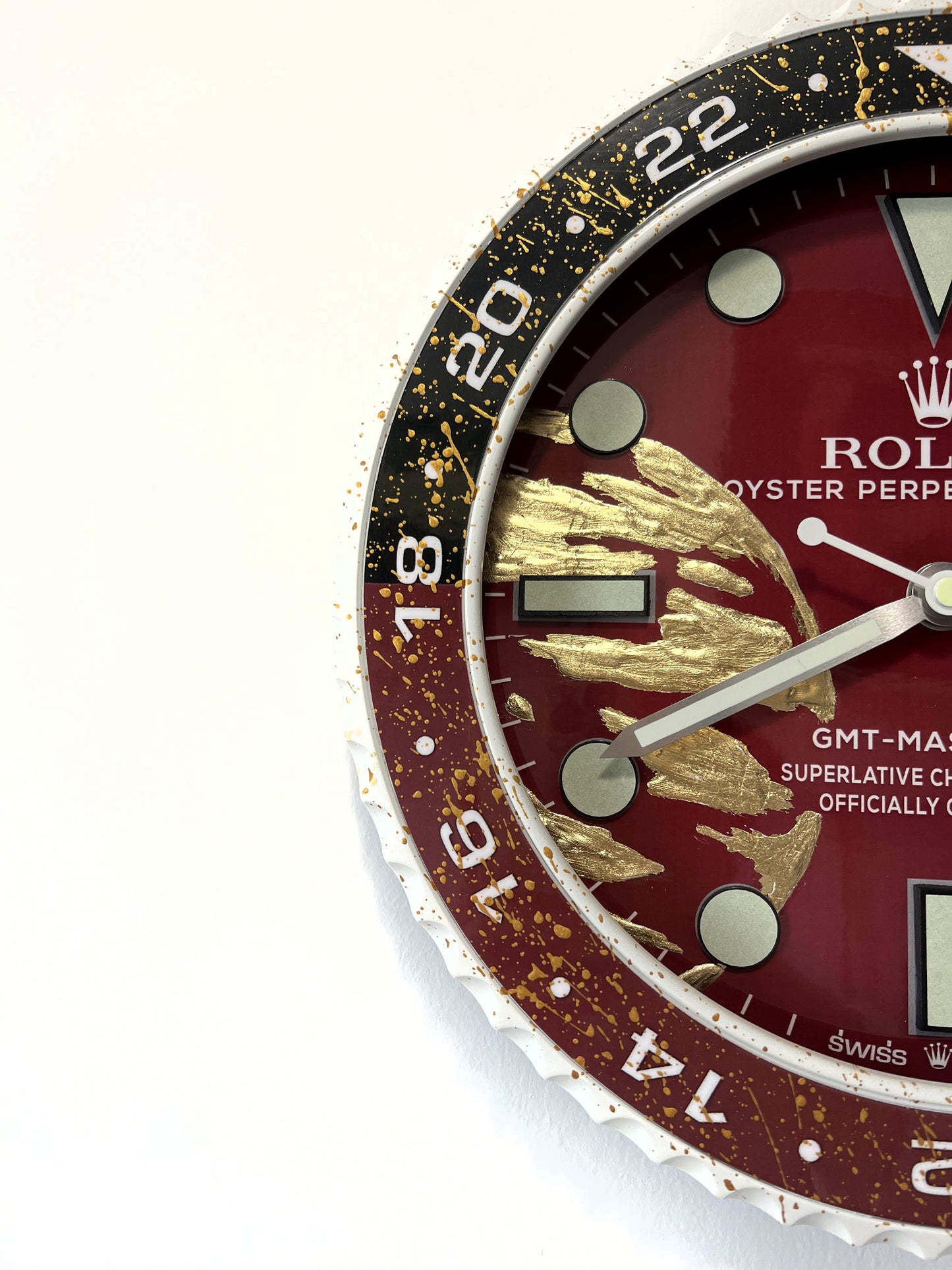 Orologio Gmt The Bordeaux World Custom da muro