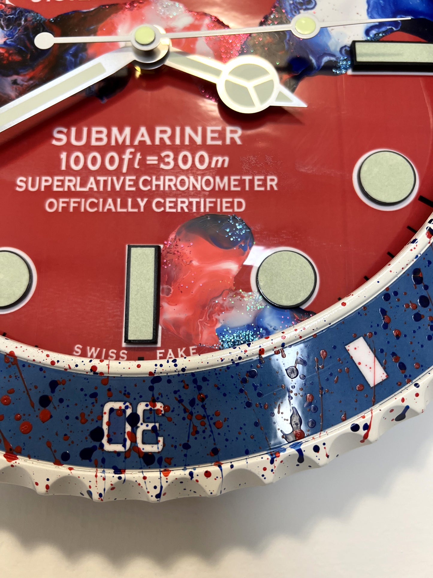Orologio Submariner French Wave Custom da muro