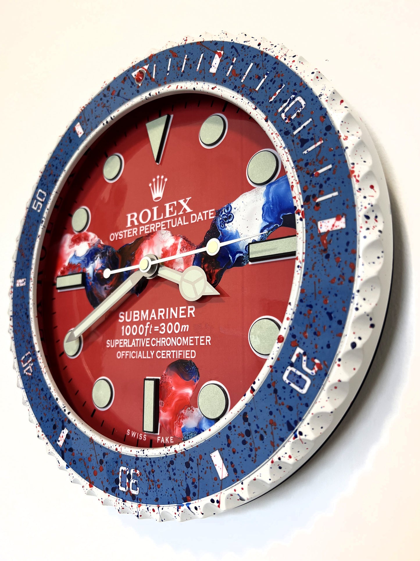 Orologio Submariner French Wave Custom da muro