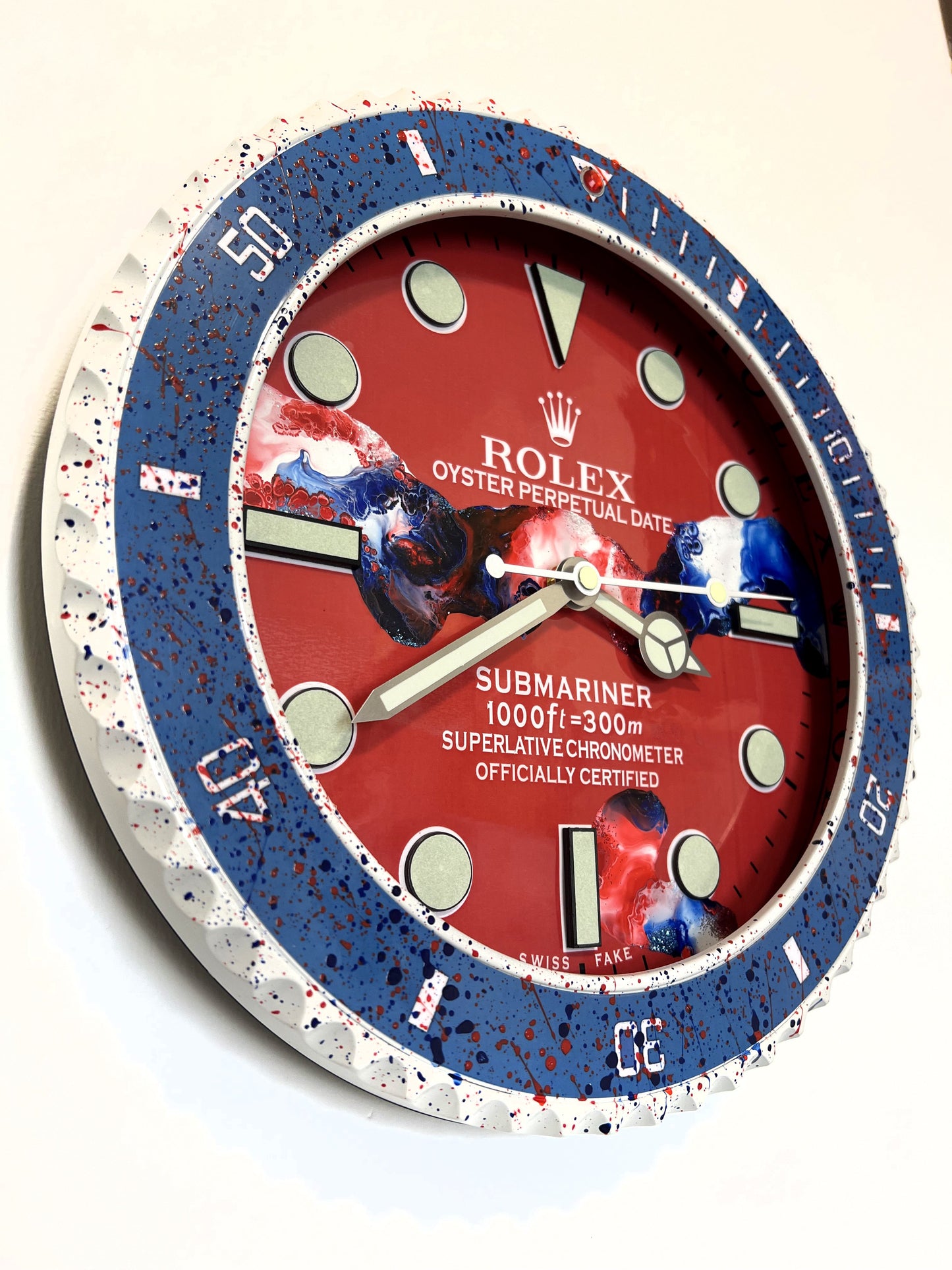 Orologio Submariner French Wave Custom da muro