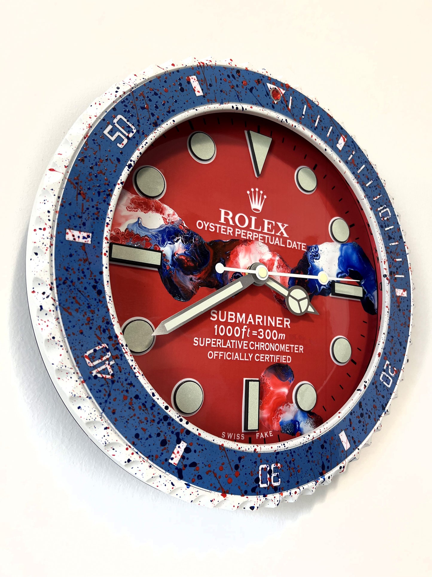 Orologio Submariner French Wave Custom da muro