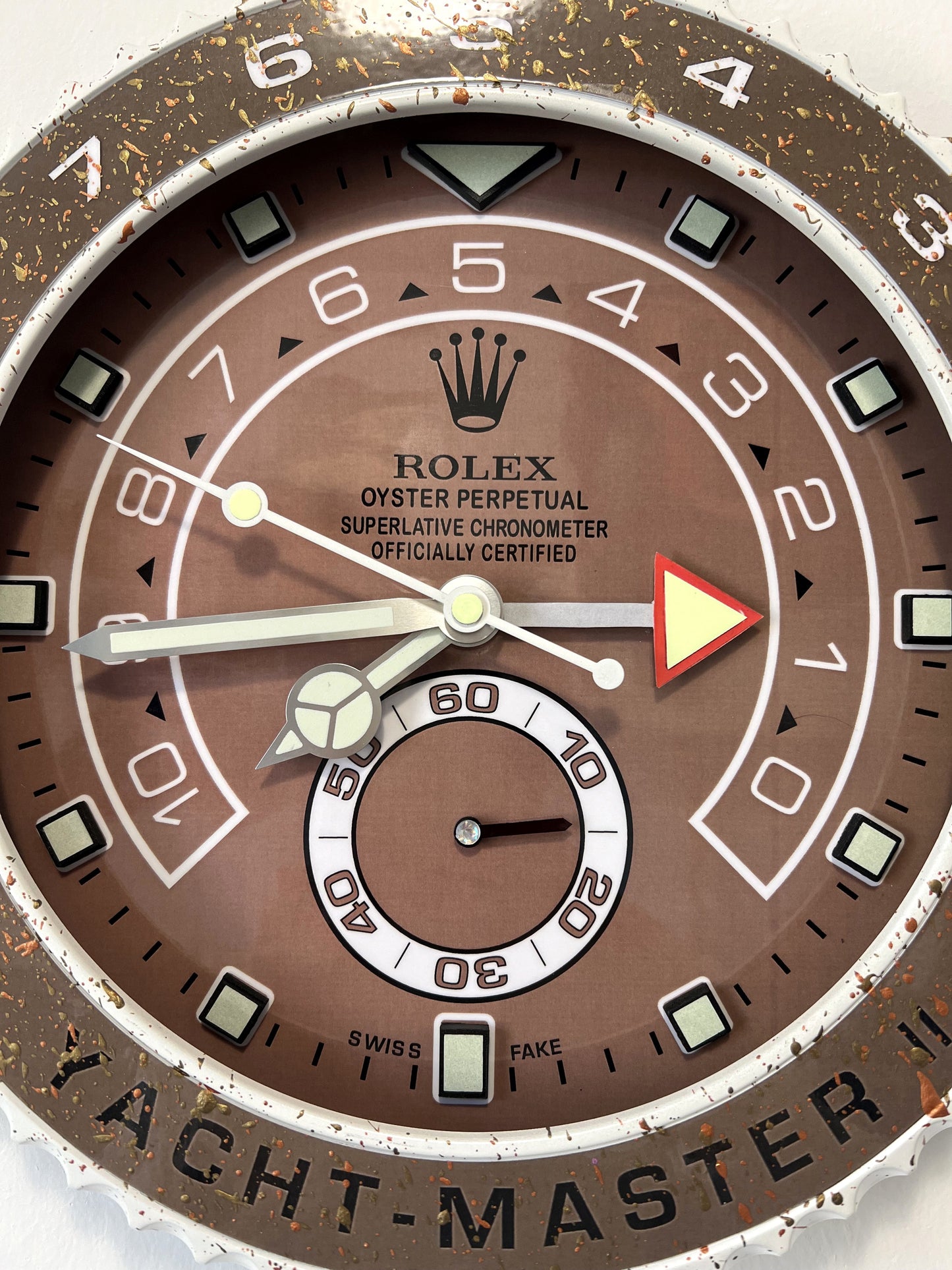 Orologio Yacht-Master II The Brown Mountain Custom da muro