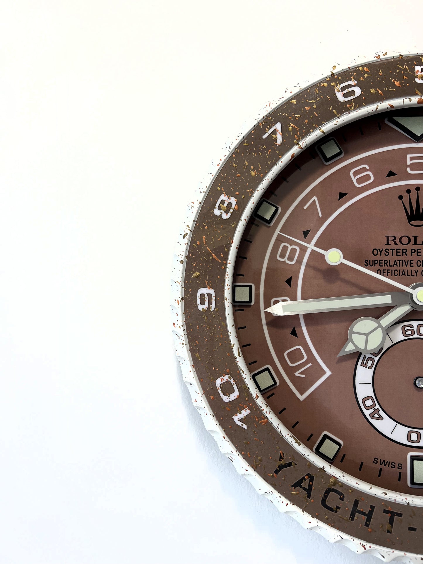 Orologio Yacht-Master II The Brown Mountain Custom da muro