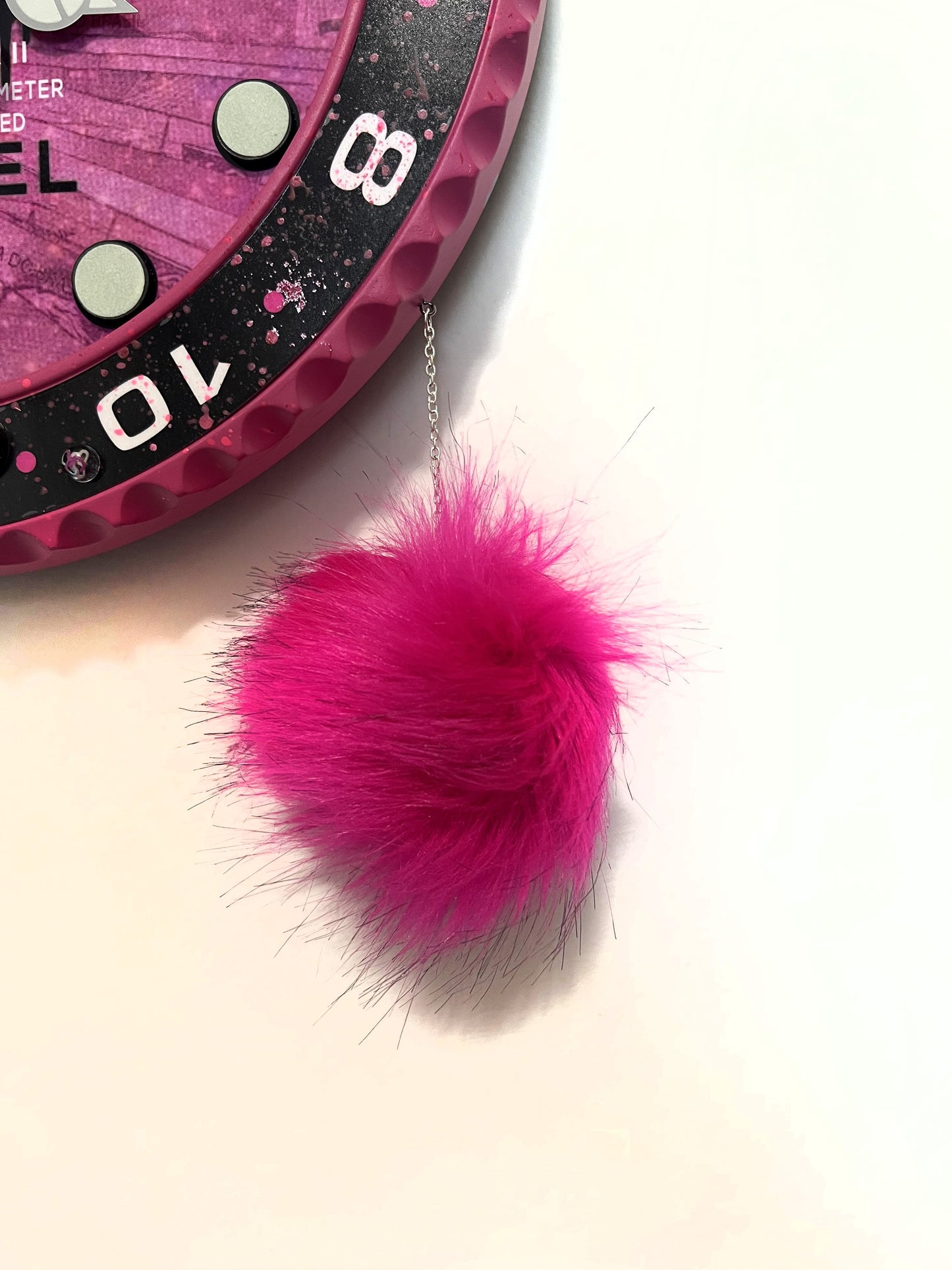 Orologio Gmt Pink Plush Custom da muro