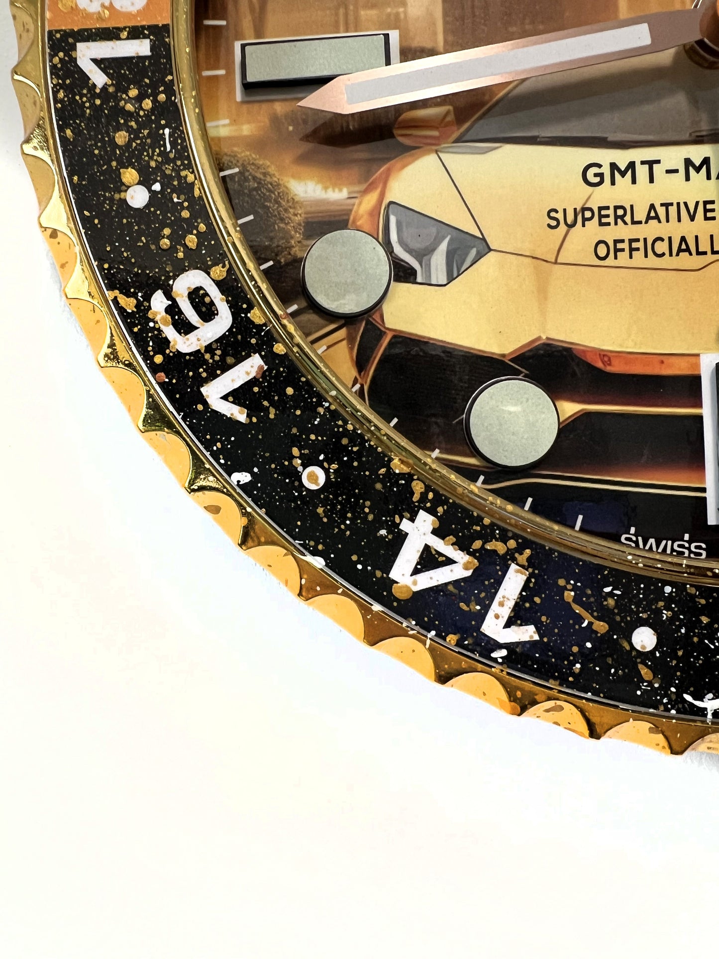 Orologio Gmt The Lambo Custom da muro