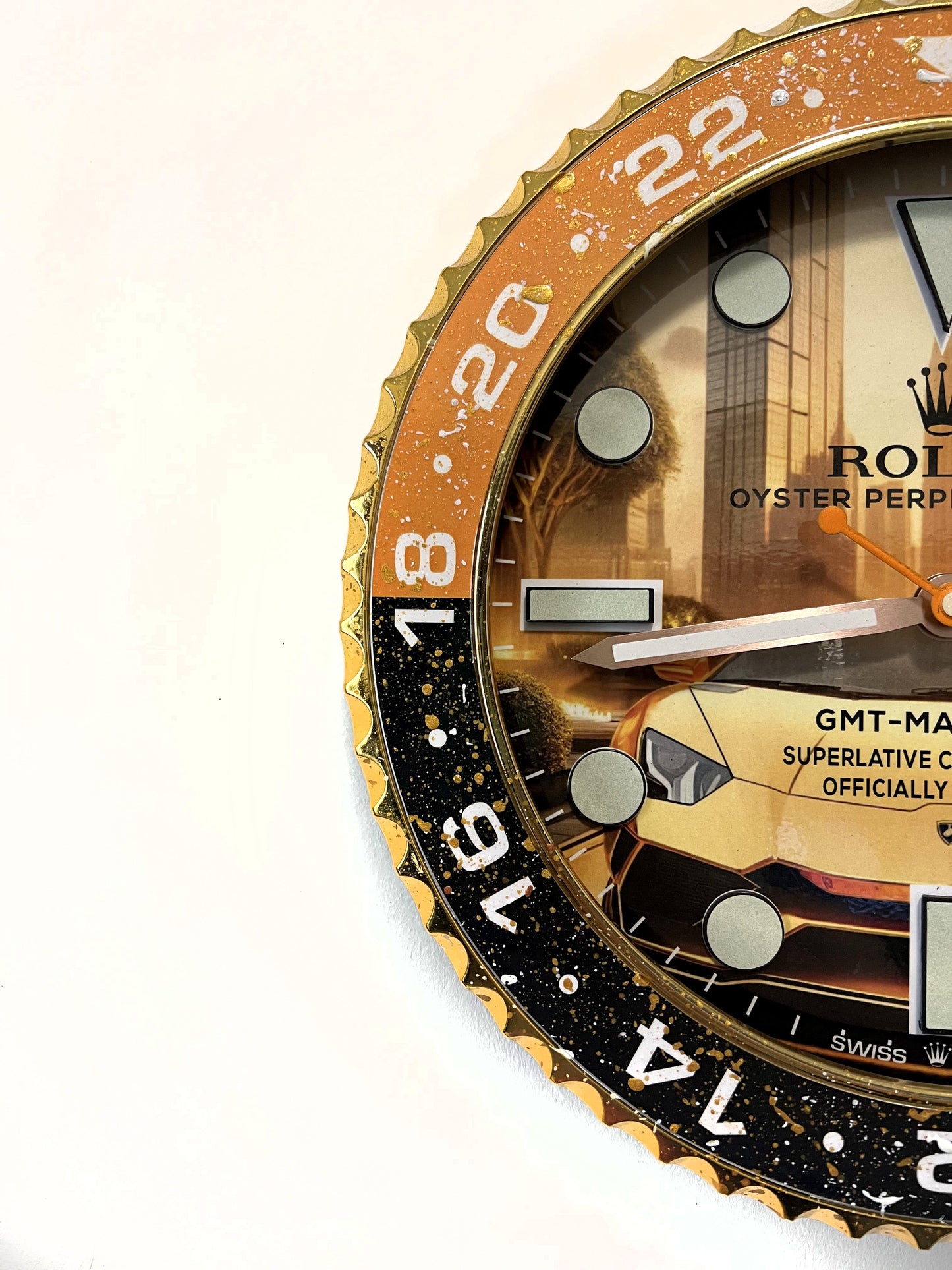 Orologio Gmt The Lambo Custom da muro