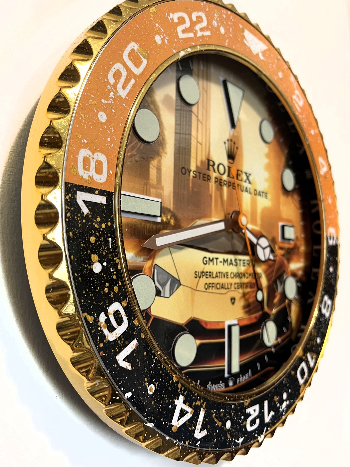 Orologio Gmt The Lambo Custom da muro
