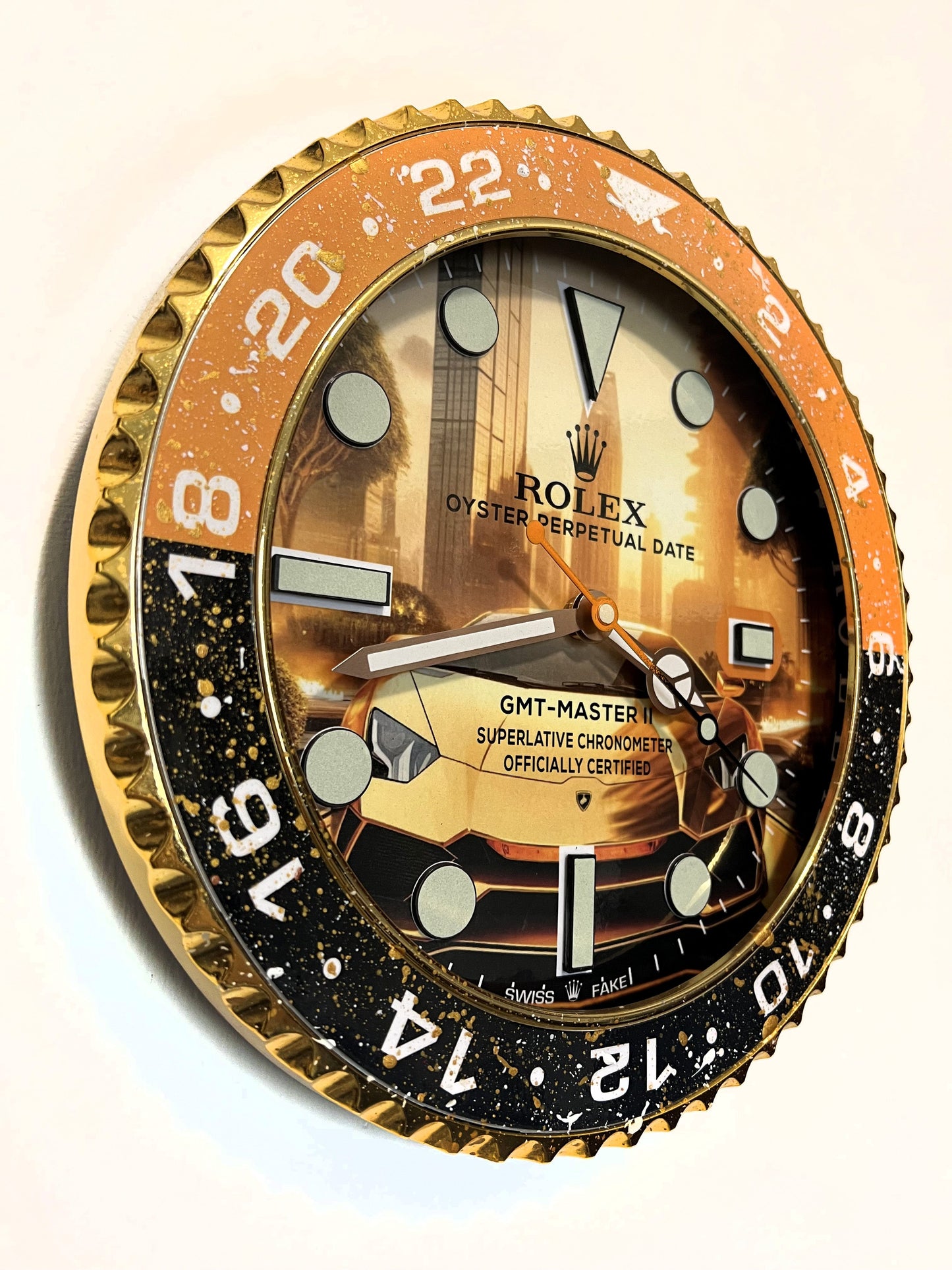 Orologio Gmt The Lambo Custom da muro