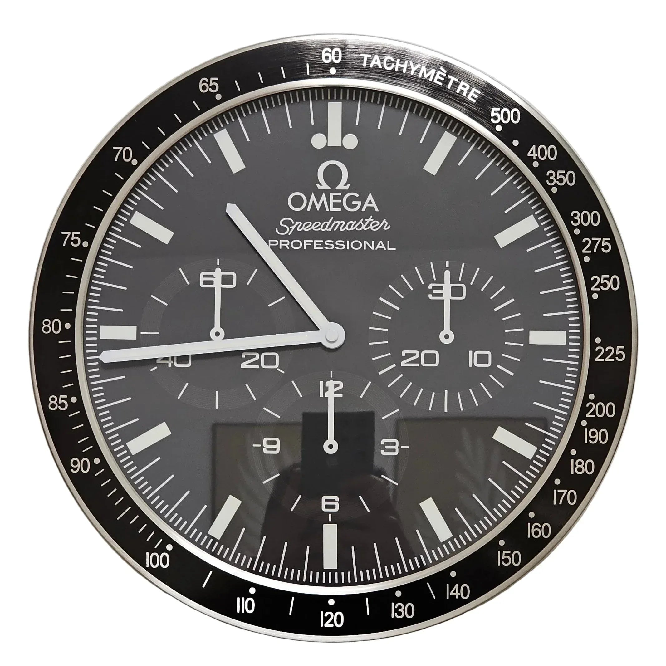 Orologio Da Parete My World Time – 4 Fusi Orari – Designer Diana Paisis – Diametro 81 Cm – Nero/Rosa - 2