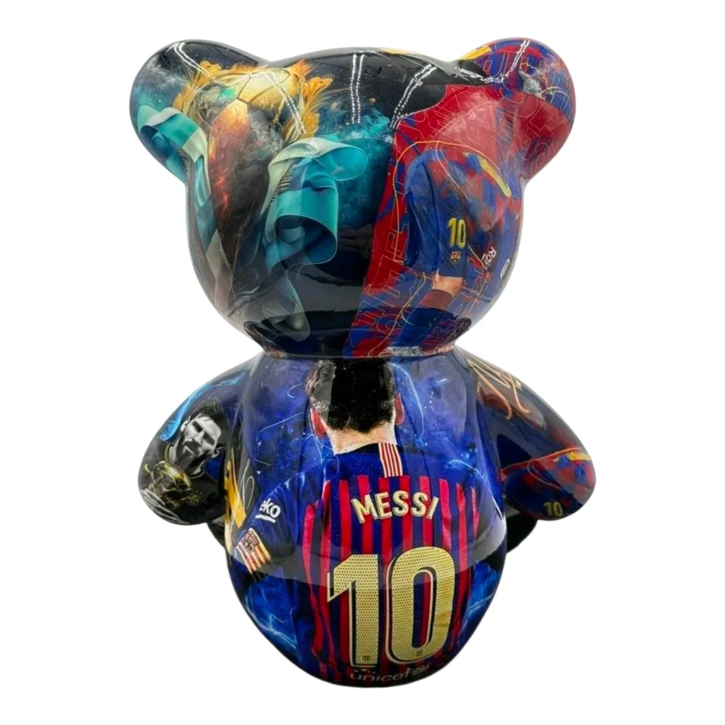 Teddy Bear Messi Barcellona – Scultura Arte Limitata | Naor26