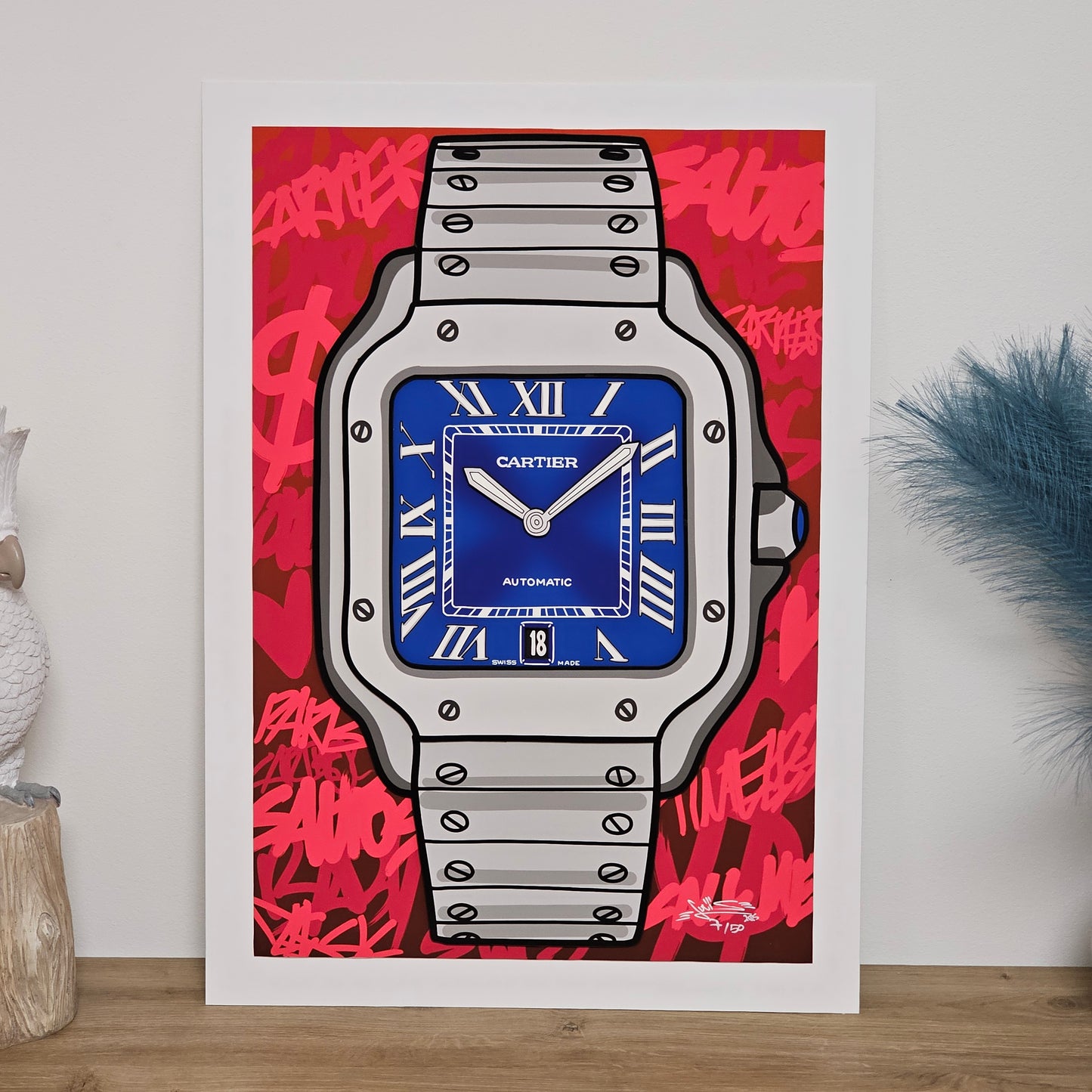 Quadro Santos the Cartier (Opera d'arte 3D)