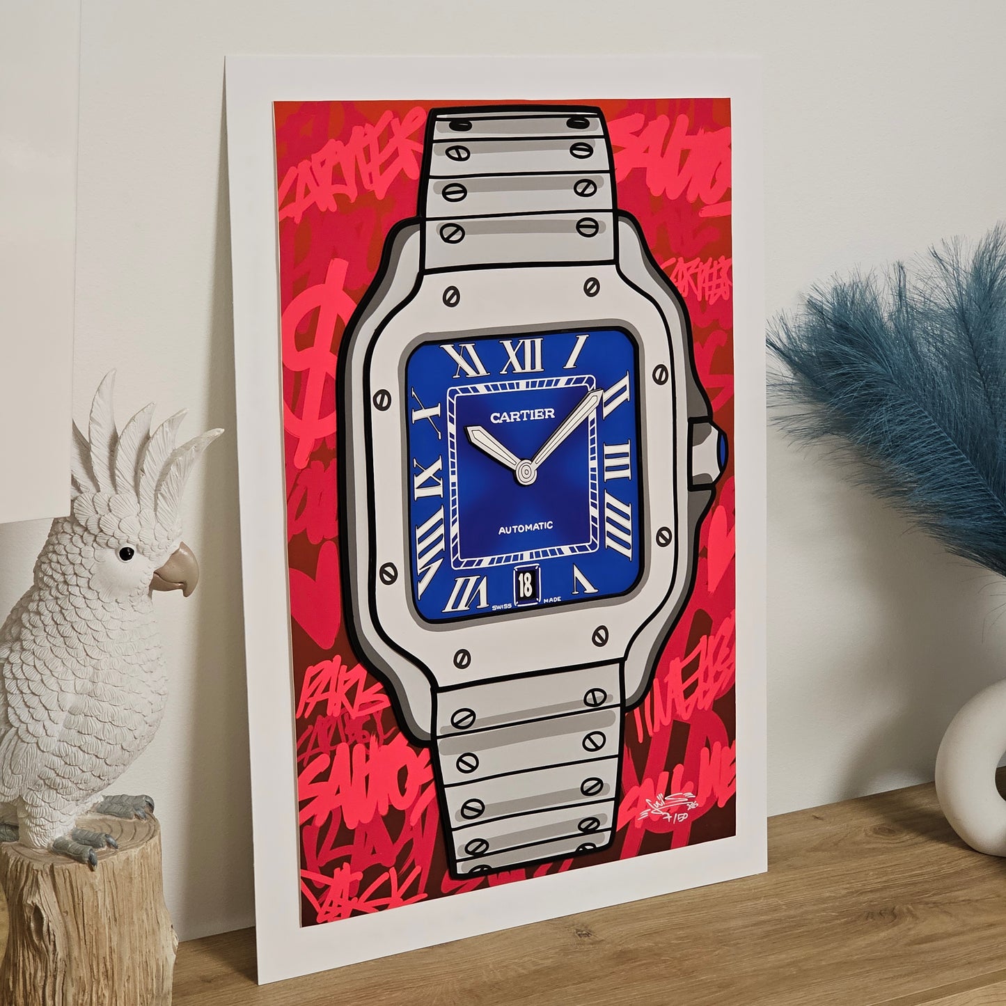 Quadro Santos the Cartier (Opera d'arte 3D)