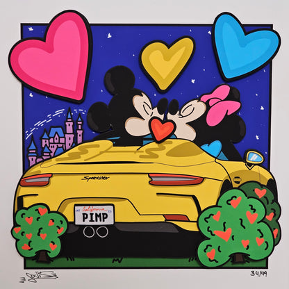 Quadro Incontri Veloci  (Opera d'arte 3D)