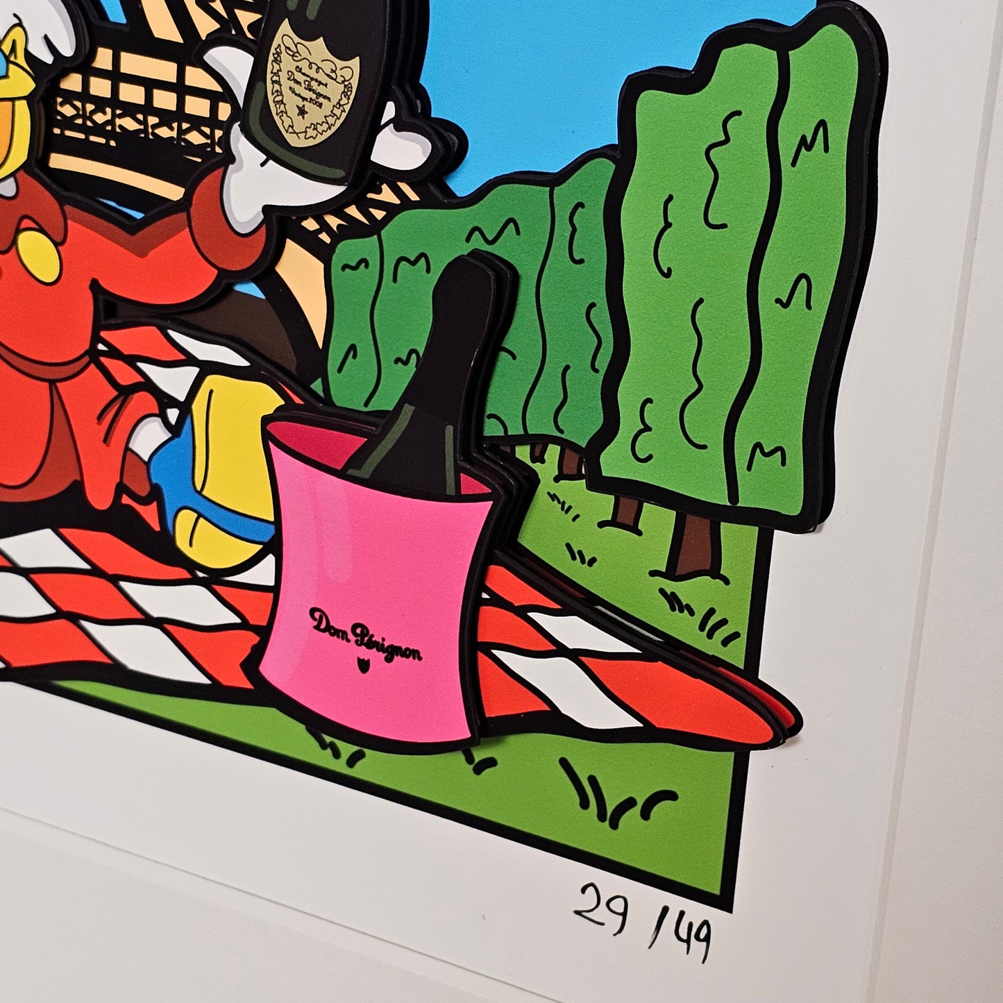 Quadro Luxury Picnic a Parigi  (Opera d'arte 3D)