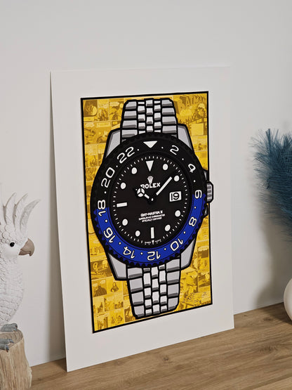Quadro Bat's GMT (Opera d'arte 3D)